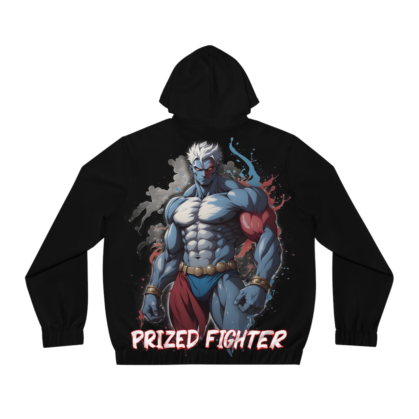 Kǎtōng Piàn – Prized Fighter Collection – Amerika – 002 – Herren-Hoodie mit durchgehendem Reißverschluss