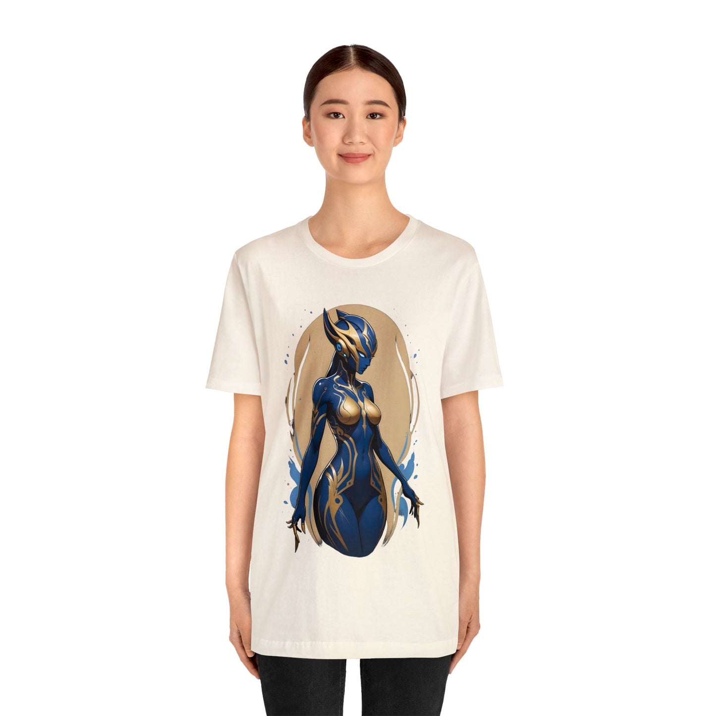 Kǎtōng Piàn - The Lotus Collection - Guinevere - Unisex Jersey Short Sleeve Tee Printify