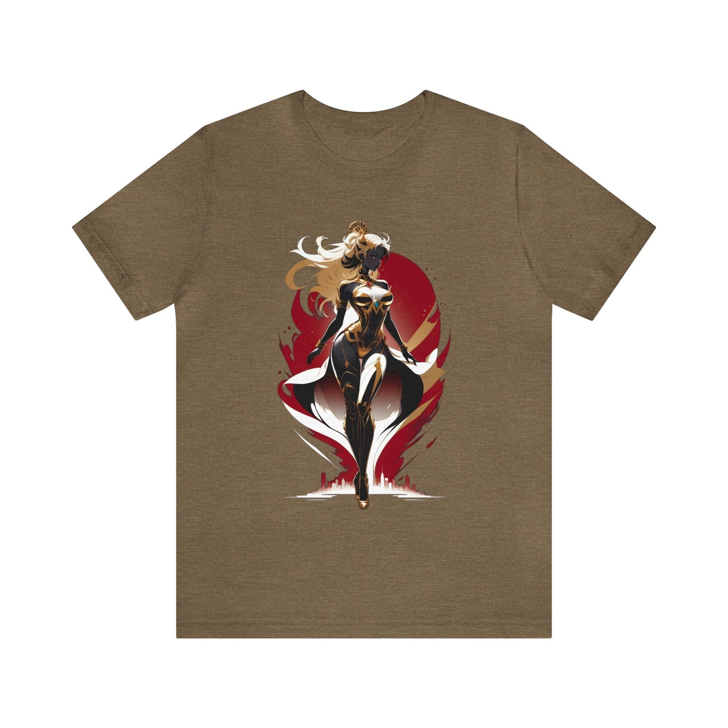 Kǎtōng Piàn - Mecha Girl Collection - Lucy - Unisex Jersey Short Sleeve Tee Printify
