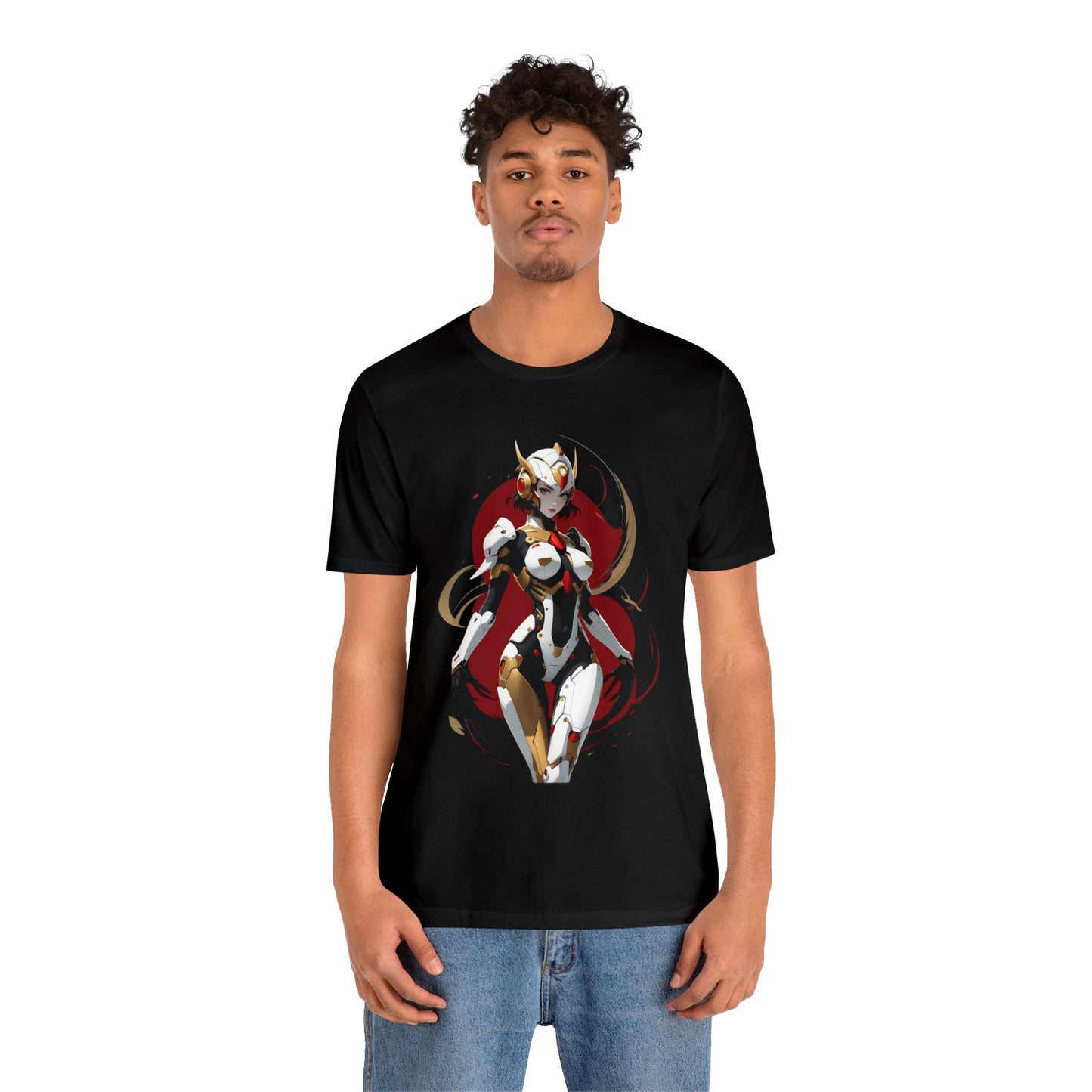 Kǎtōng Piàn - Mecha Girl Collection - Charlotte - Unisex Jersey Short Sleeve Tee Printify