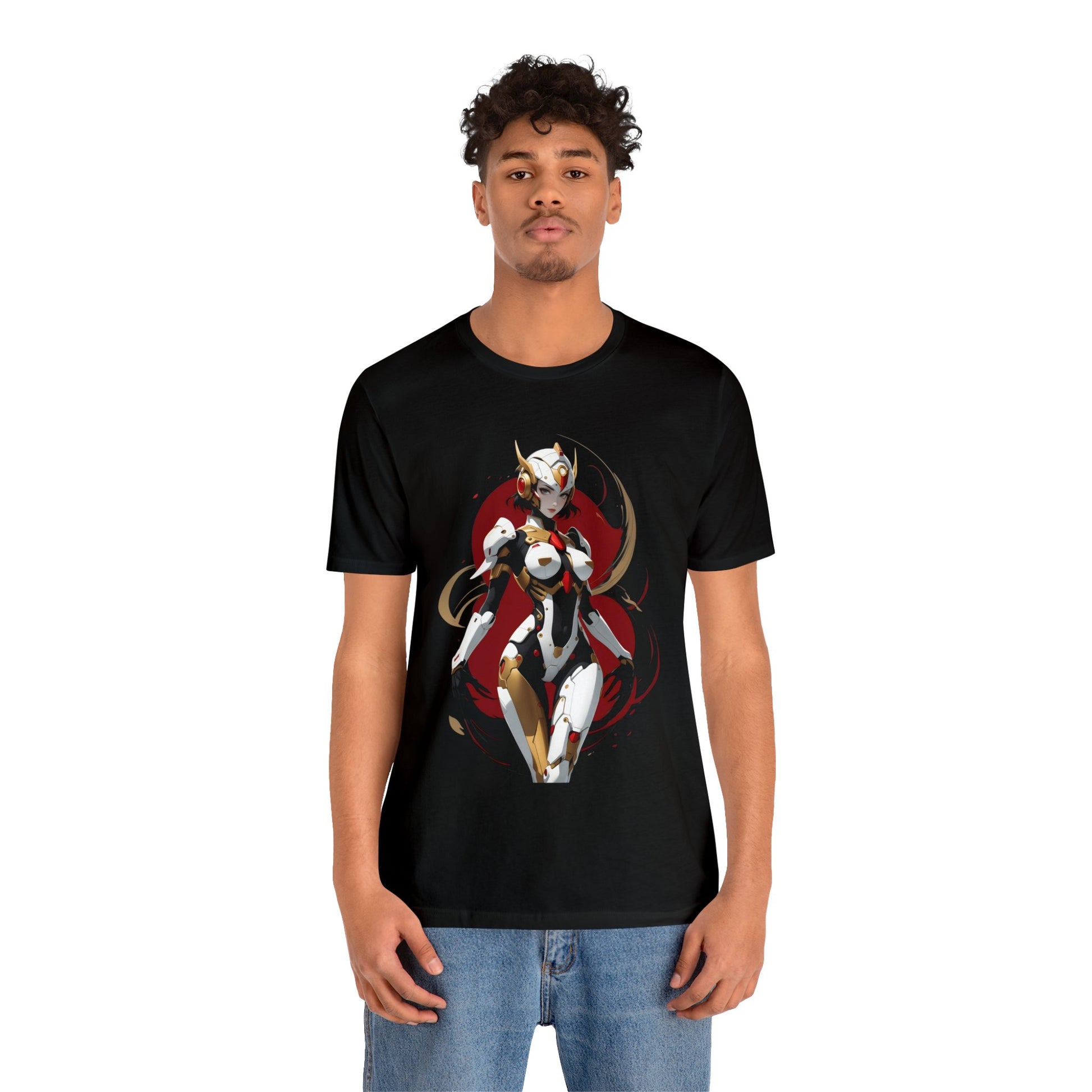 Kǎtōng Piàn - Mecha Girl Collection - Charlotte - Unisex Jersey Short Sleeve Tee Printify
