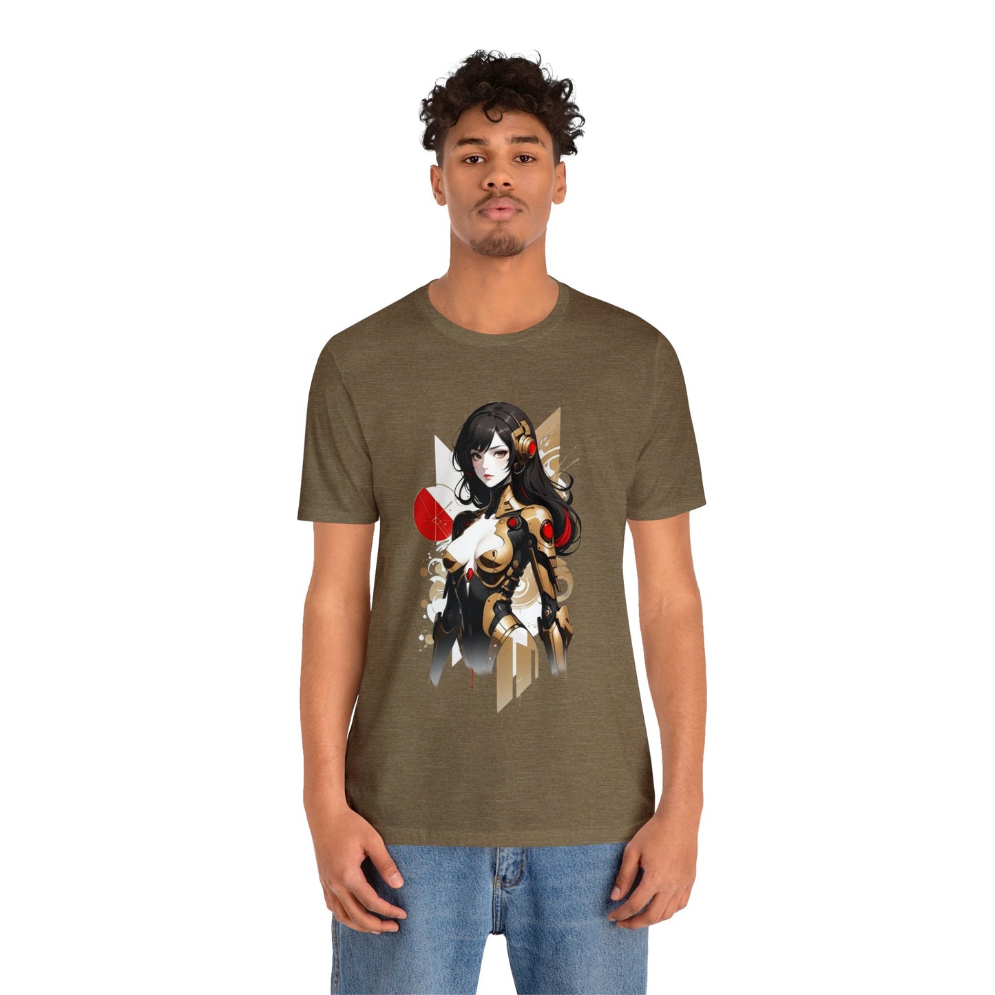 Kǎtōng Piàn - Mecha Girl Collection - Hannah - Unisex Jersey Short Sleeve Tee Printify