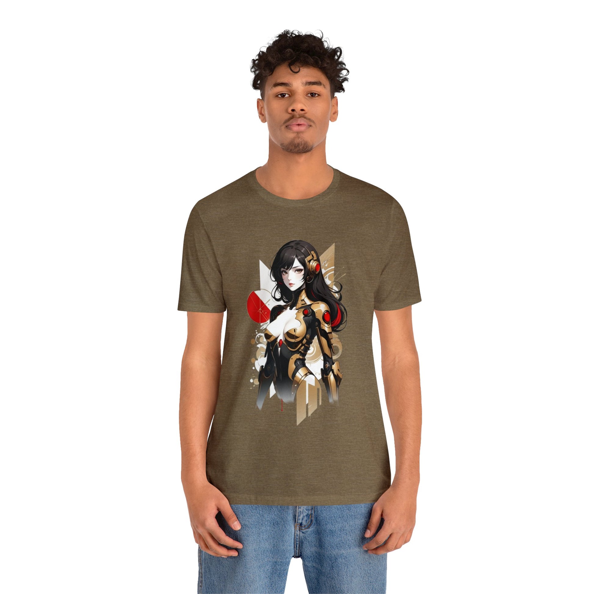 Kǎtōng Piàn - Mecha Girl Collection - Hannah - Unisex Jersey Short Sleeve Tee Printify