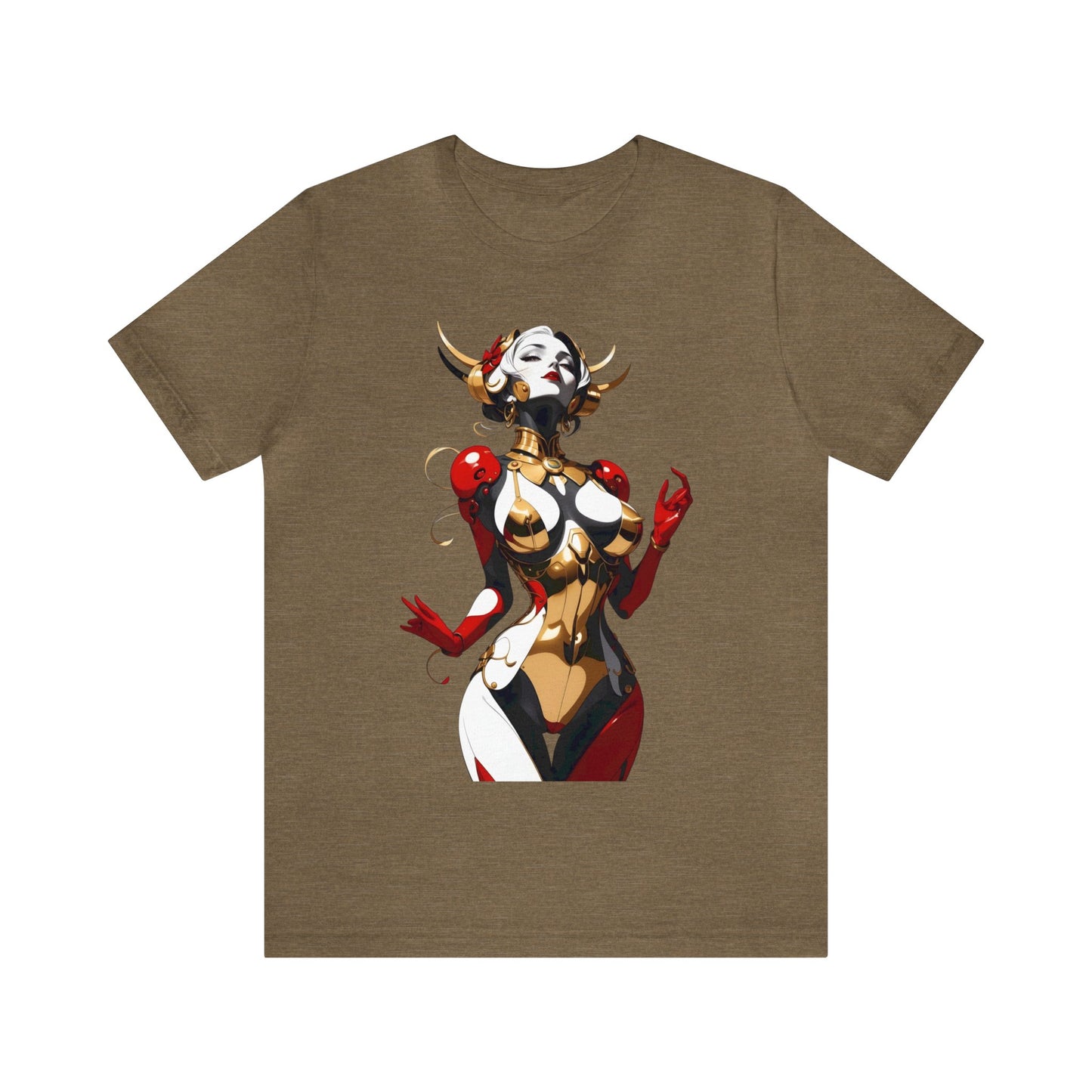 Kǎtōng Piàn - Mecha Girl Collection - Sophia - Unisex Jersey Short Sleeve Tee Printify