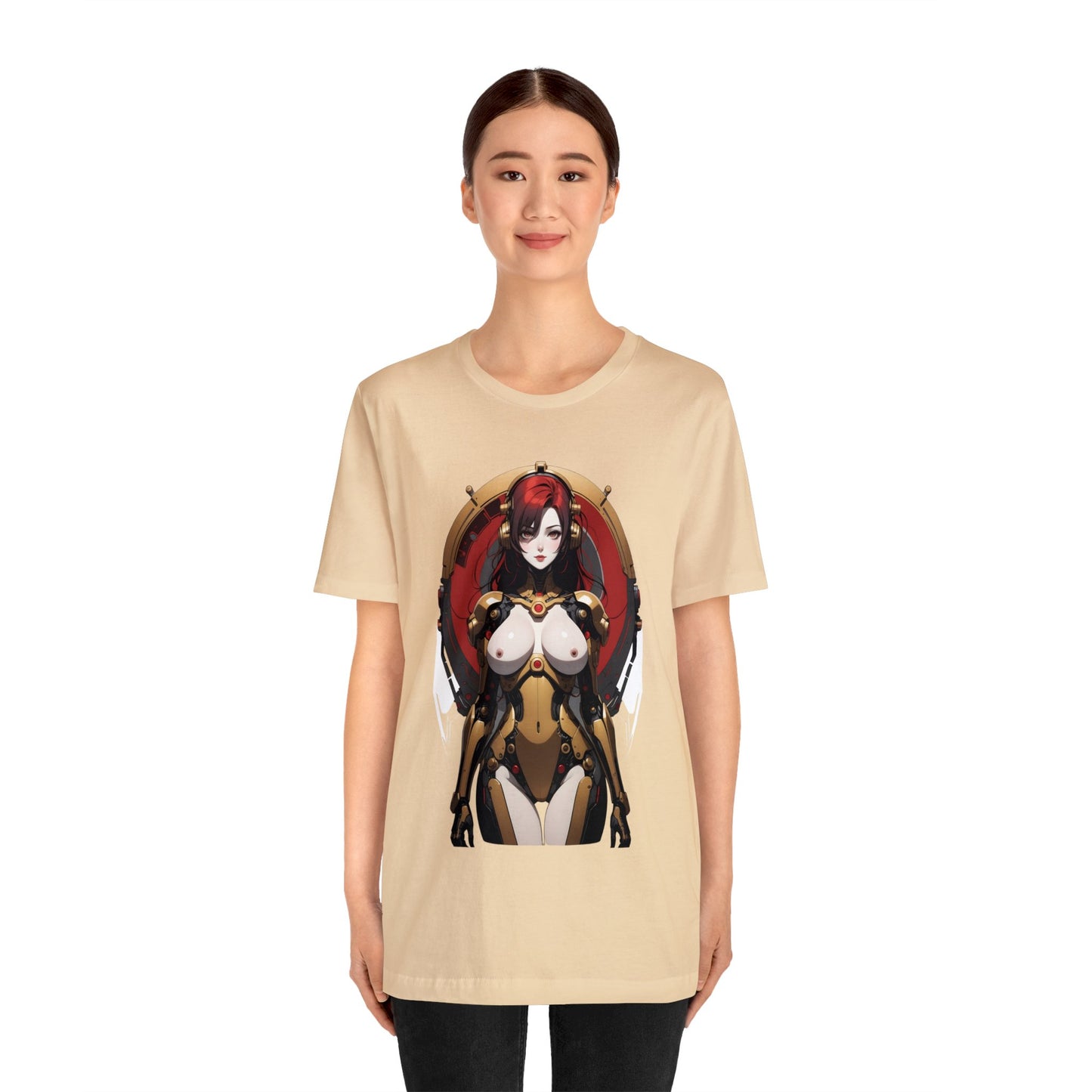 Kǎtōng Piàn - Mecha Girl Collection - Eliana - Unisex Jersey Short Sleeve Tee Printify