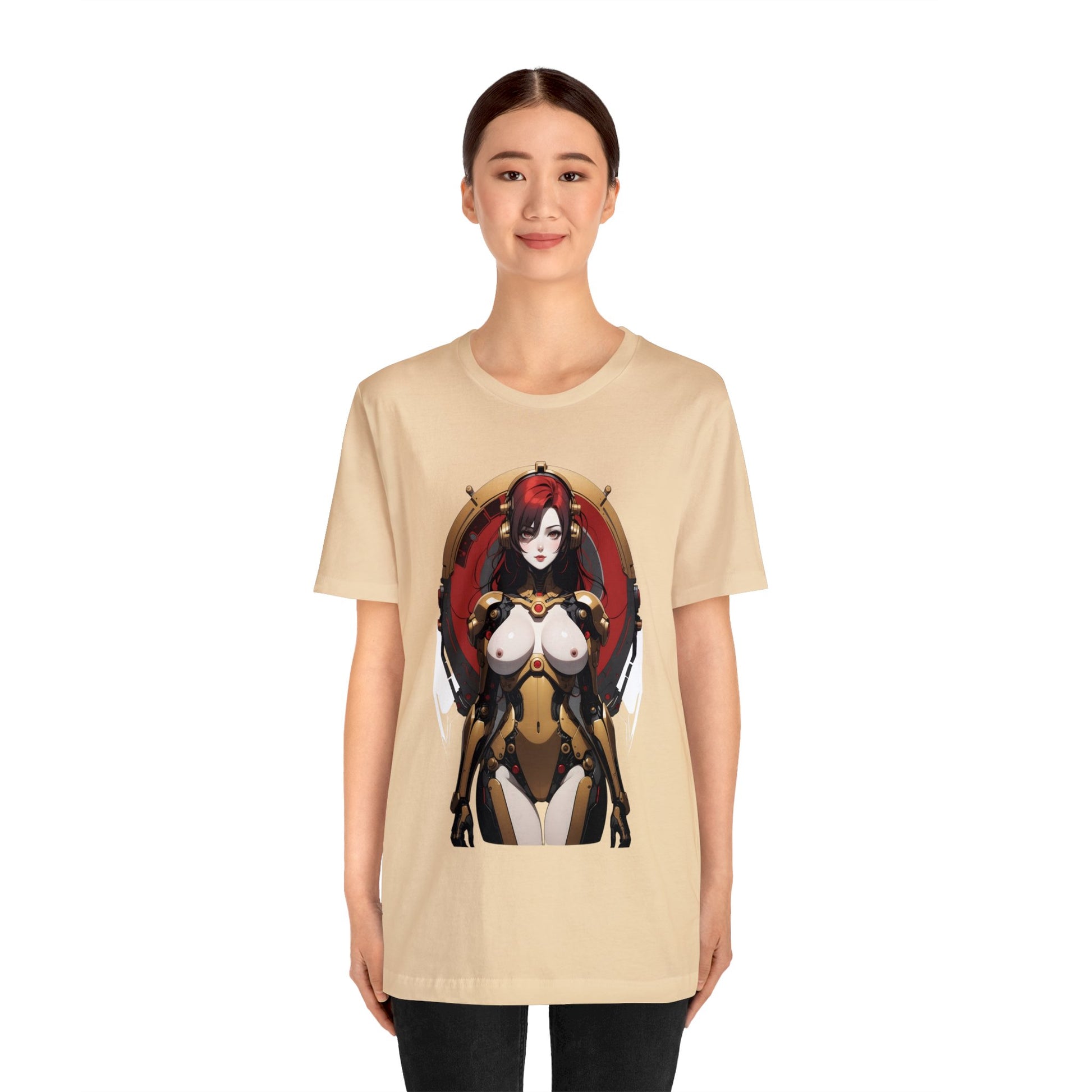 Kǎtōng Piàn - Mecha Girl Collection - Eliana - Unisex Jersey Short Sleeve Tee Printify