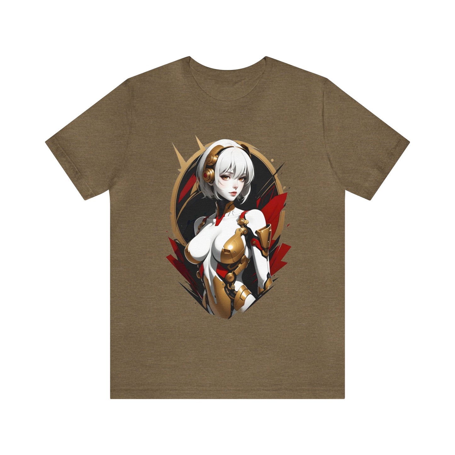 Kǎtōng Piàn - Mecha Girl Collection - Iris - Unisex Jersey Short Sleeve Tee Printify