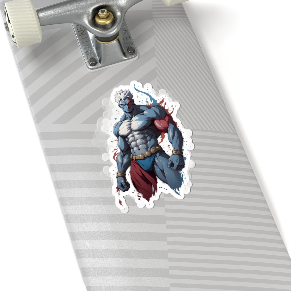 Prized Fighter Crimson Juggernaut Sticker Printify