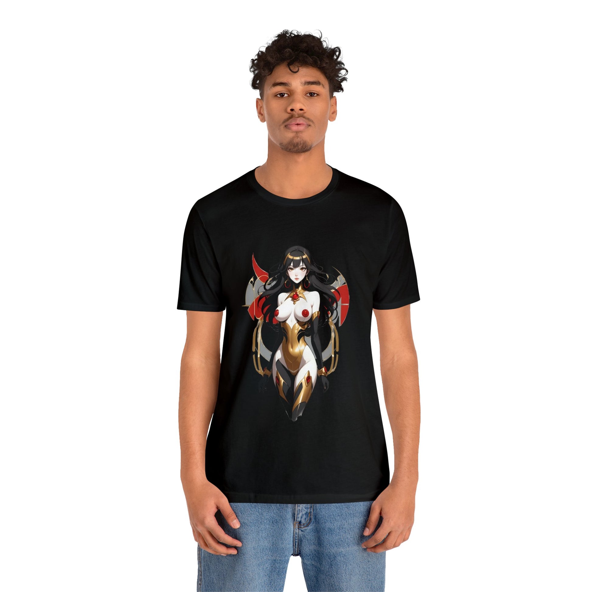 Kǎtōng Piàn - Mecha Girl Collection - Kinsley - Unisex Jersey Short Sleeve Tee Printify