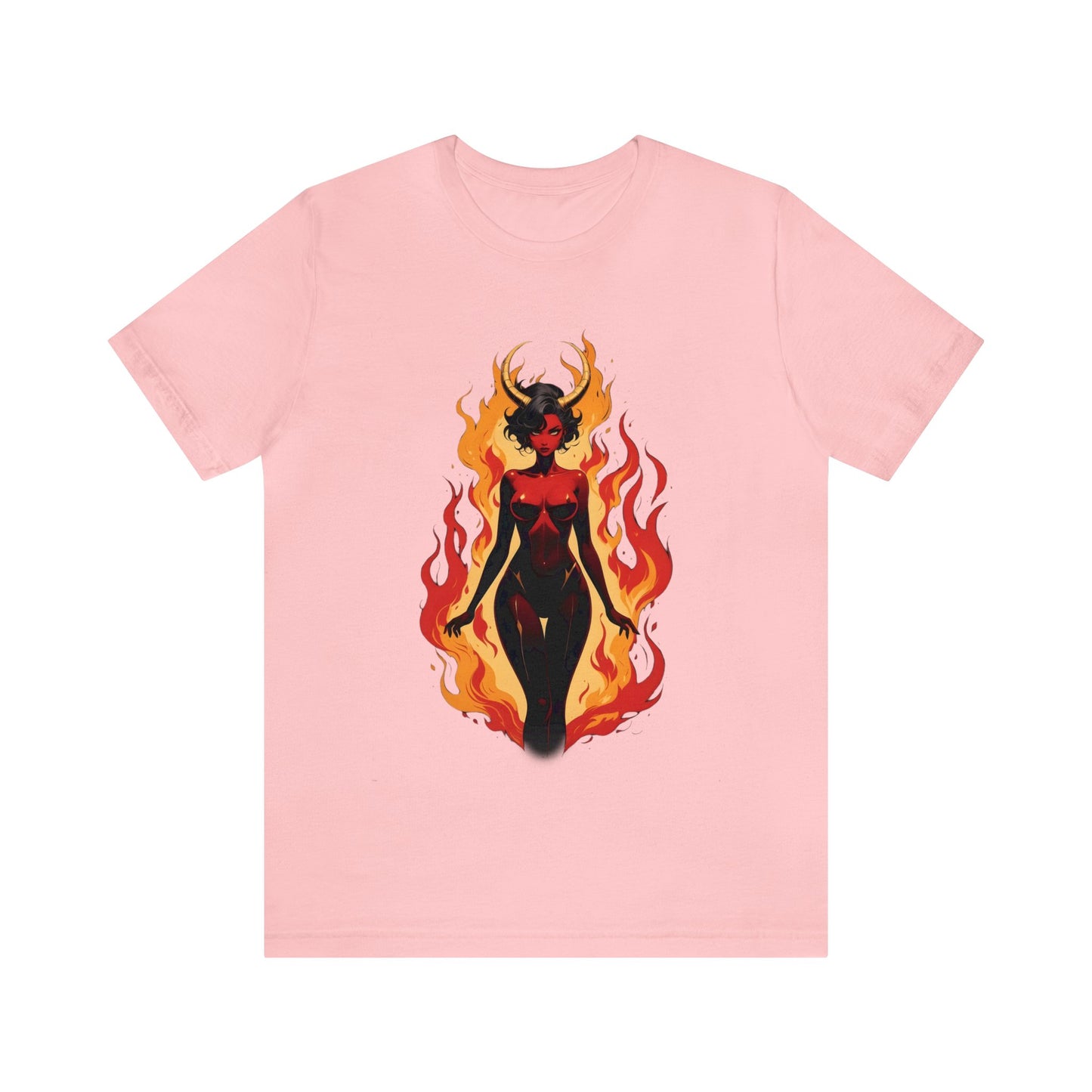 Kǎtōng Piàn - Devil Woman Collection - Drusilla - Unisex Jersey Short Sleeve Tee Printify
