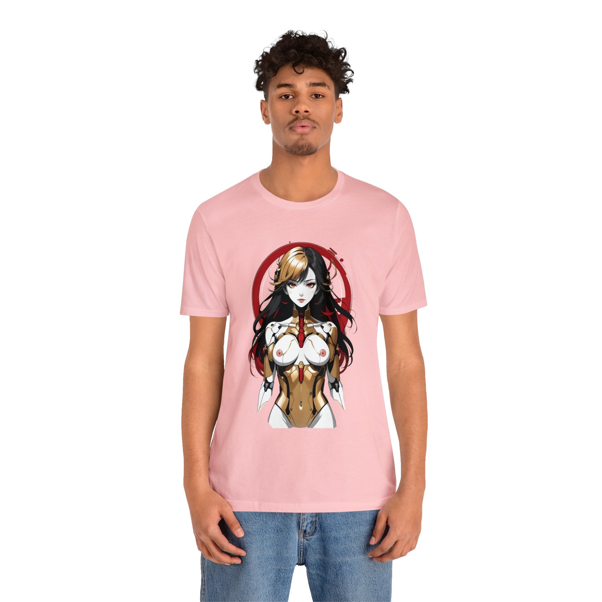 Kǎtōng Piàn - Mecha Girl Collection - Mia - Unisex Jersey Short Sleeve Tee Printify