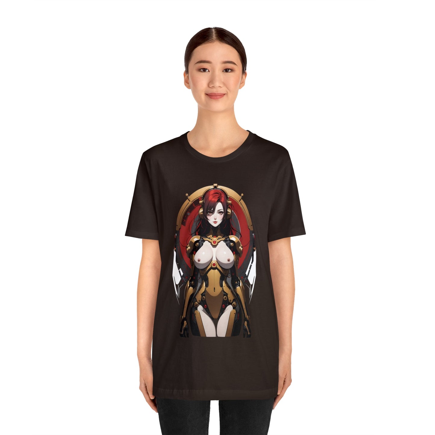 Kǎtōng Piàn - Mecha Girl Collection - Eliana - Unisex Jersey Short Sleeve Tee Printify
