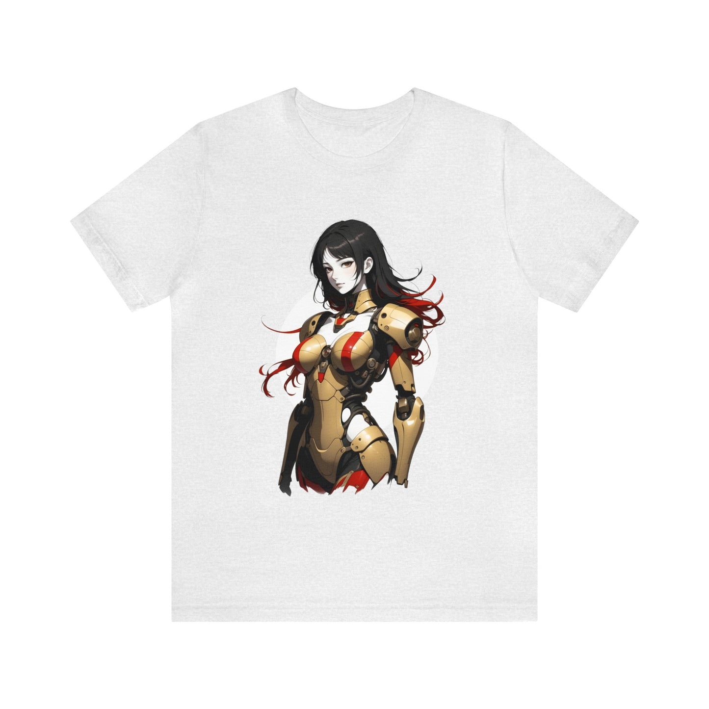 Kǎtōng Piàn - Mecha Girl Collection - Amelia - Unisex Jersey Short Sleeve Tee Printify