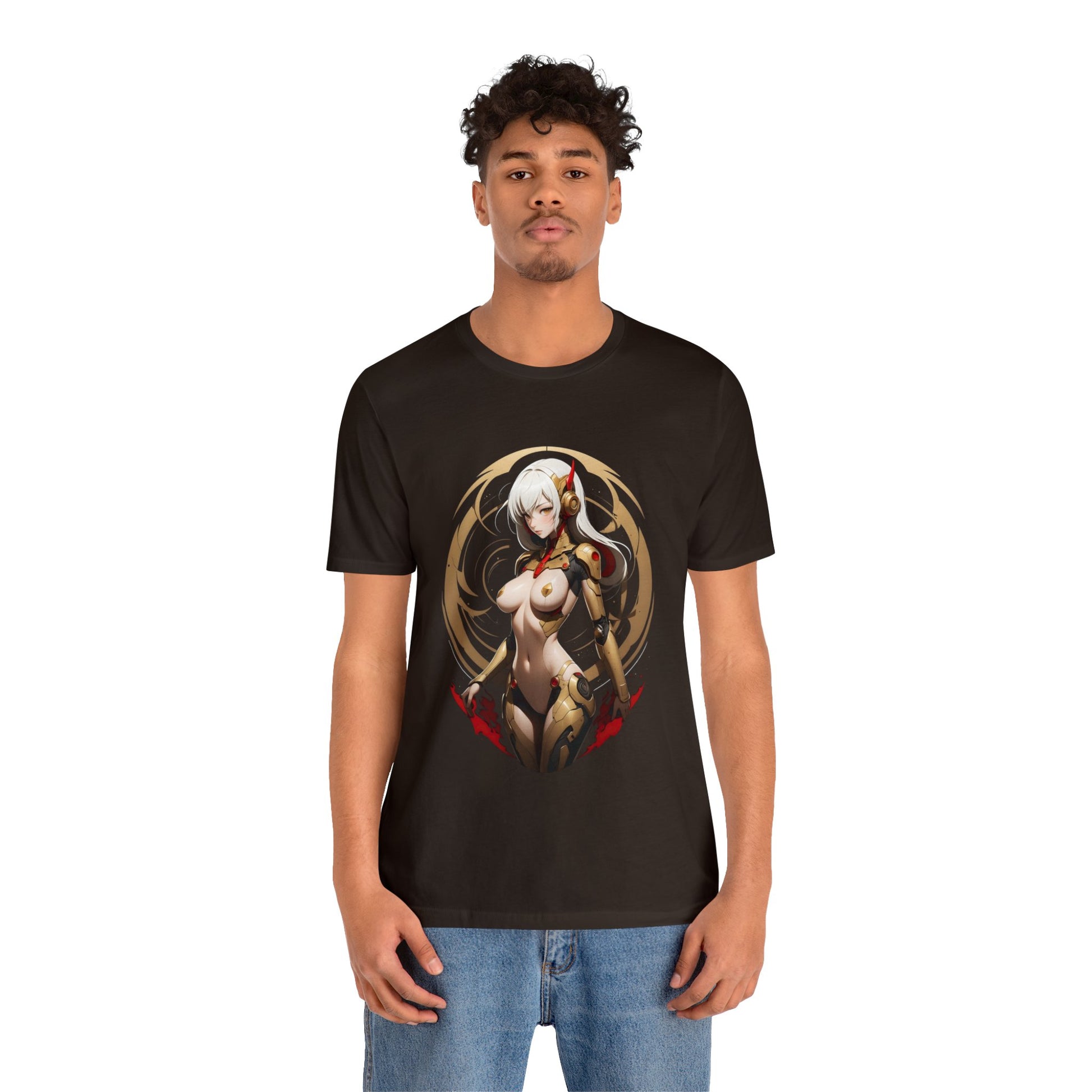 Kǎtōng Piàn - Mecha Girl Collection - Delilah - Unisex Jersey Short Sleeve Tee Printify