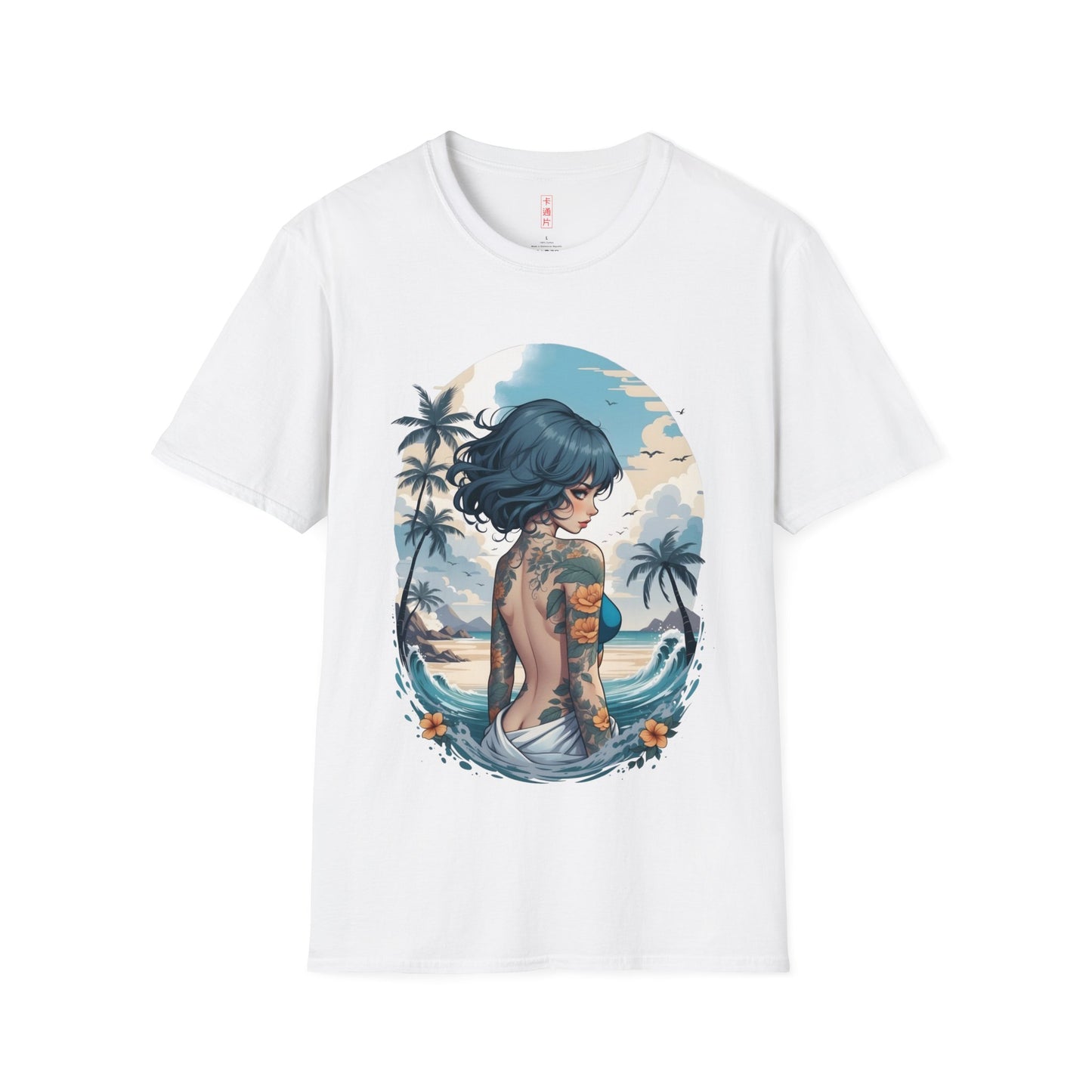 Kǎtōng Piàn - California Love Collection - 002 - Unisex Softstyle T-Shirt Printify
