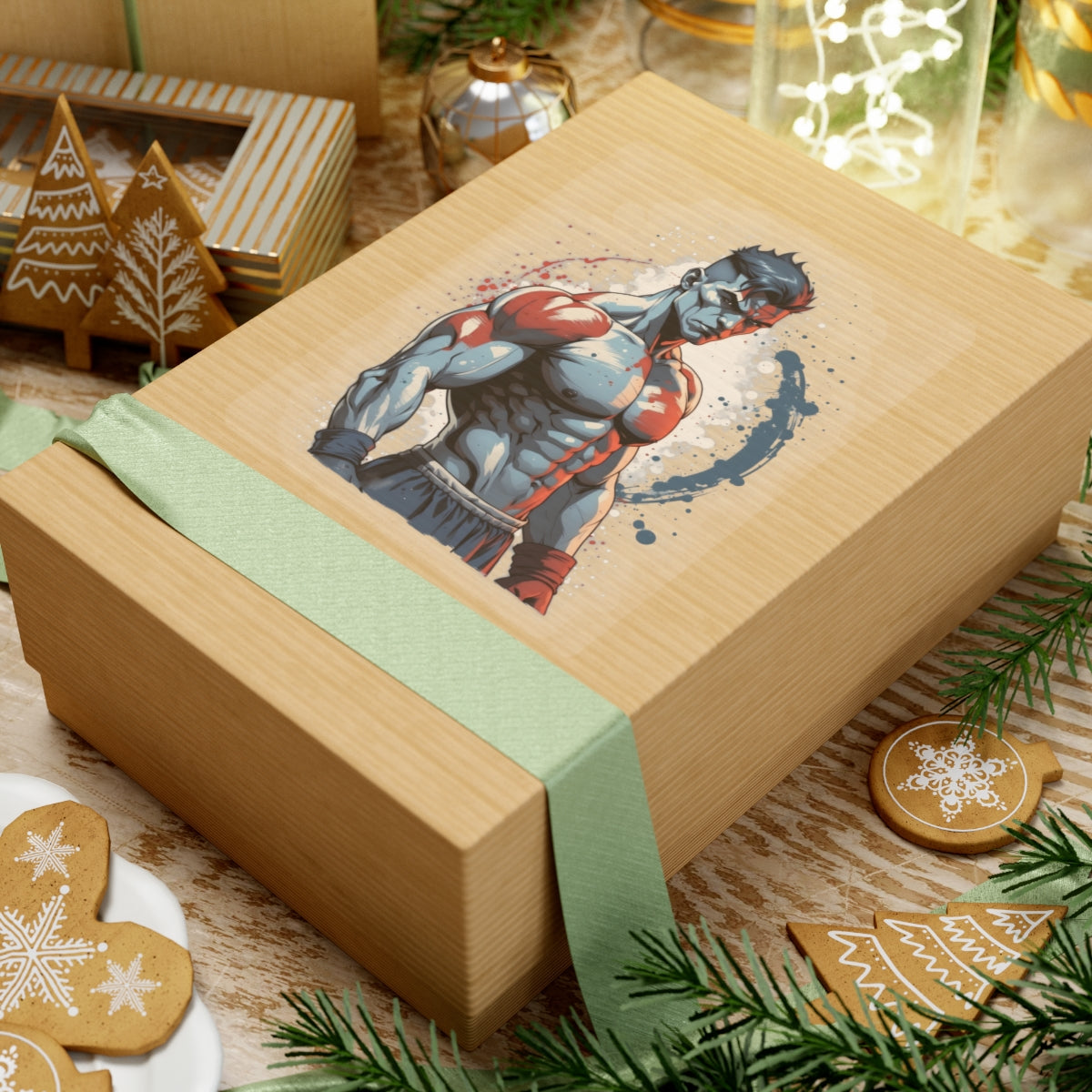 Prized Fighter Frostbite Falcon Sticker Printify
