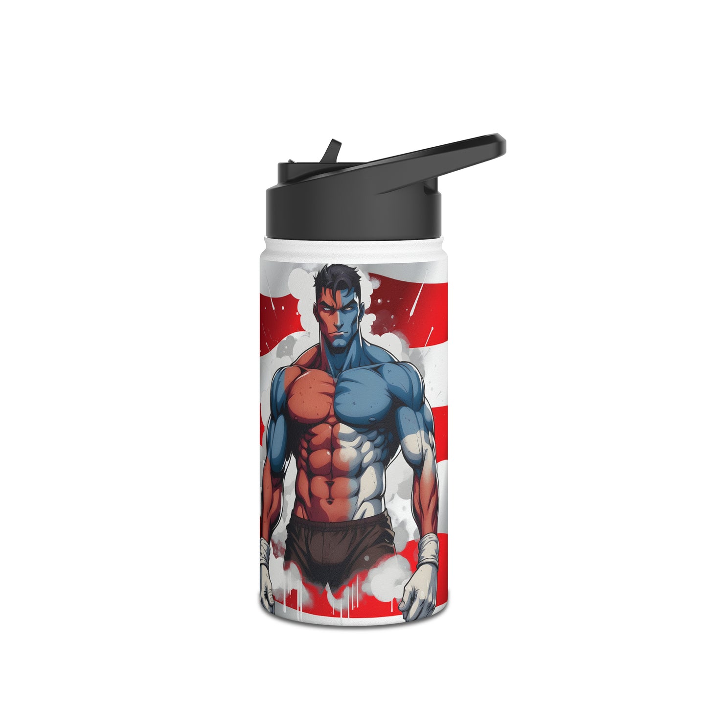 Kǎtōng Piàn - Prized Fighter Collection - America - 001 - Stainless Steel Water Bottle, Standard Lid - Verdine Daniels
