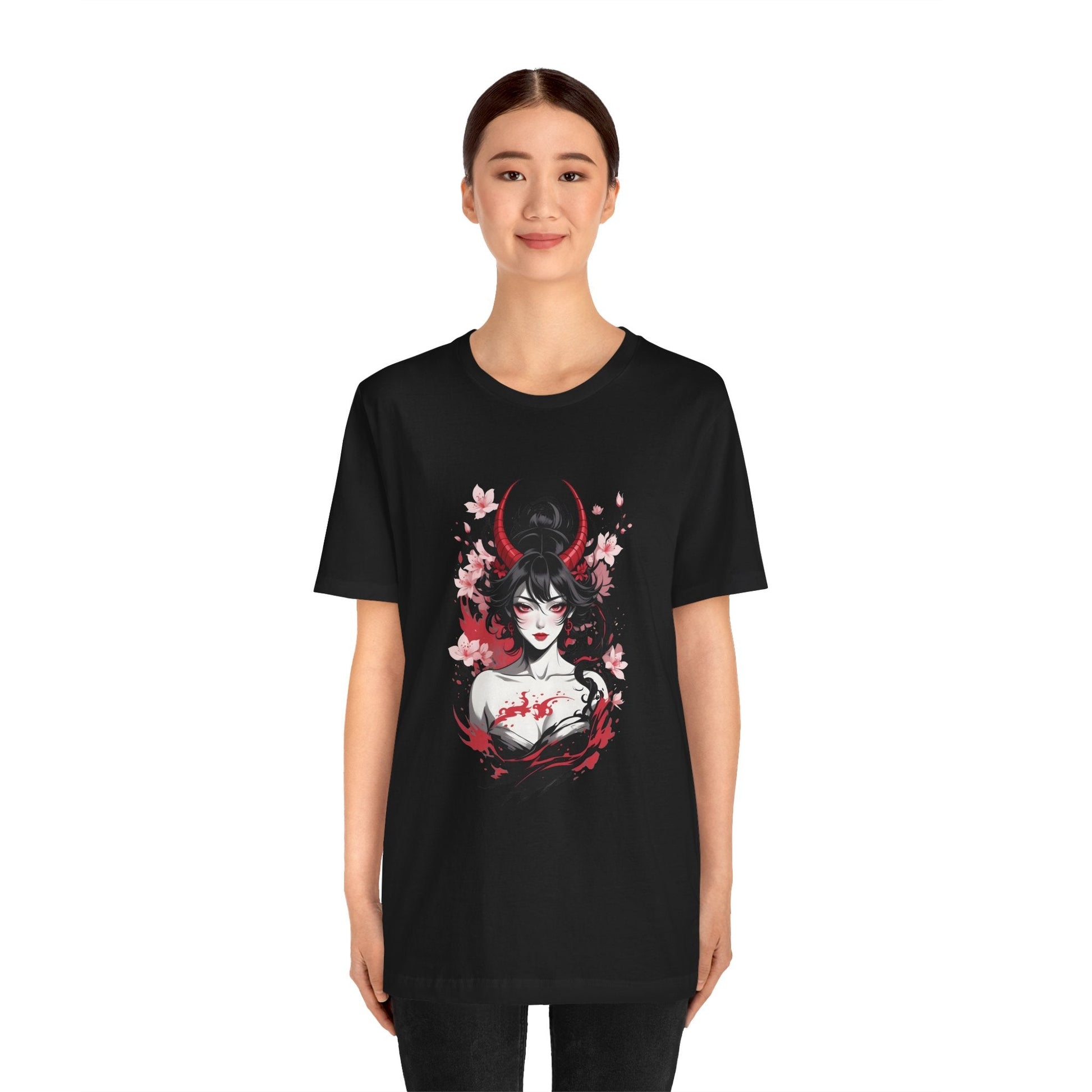 Kǎtōng Piàn - Oni Collection - Lamia - Unisex Jersey Short Sleeve Tee Printify