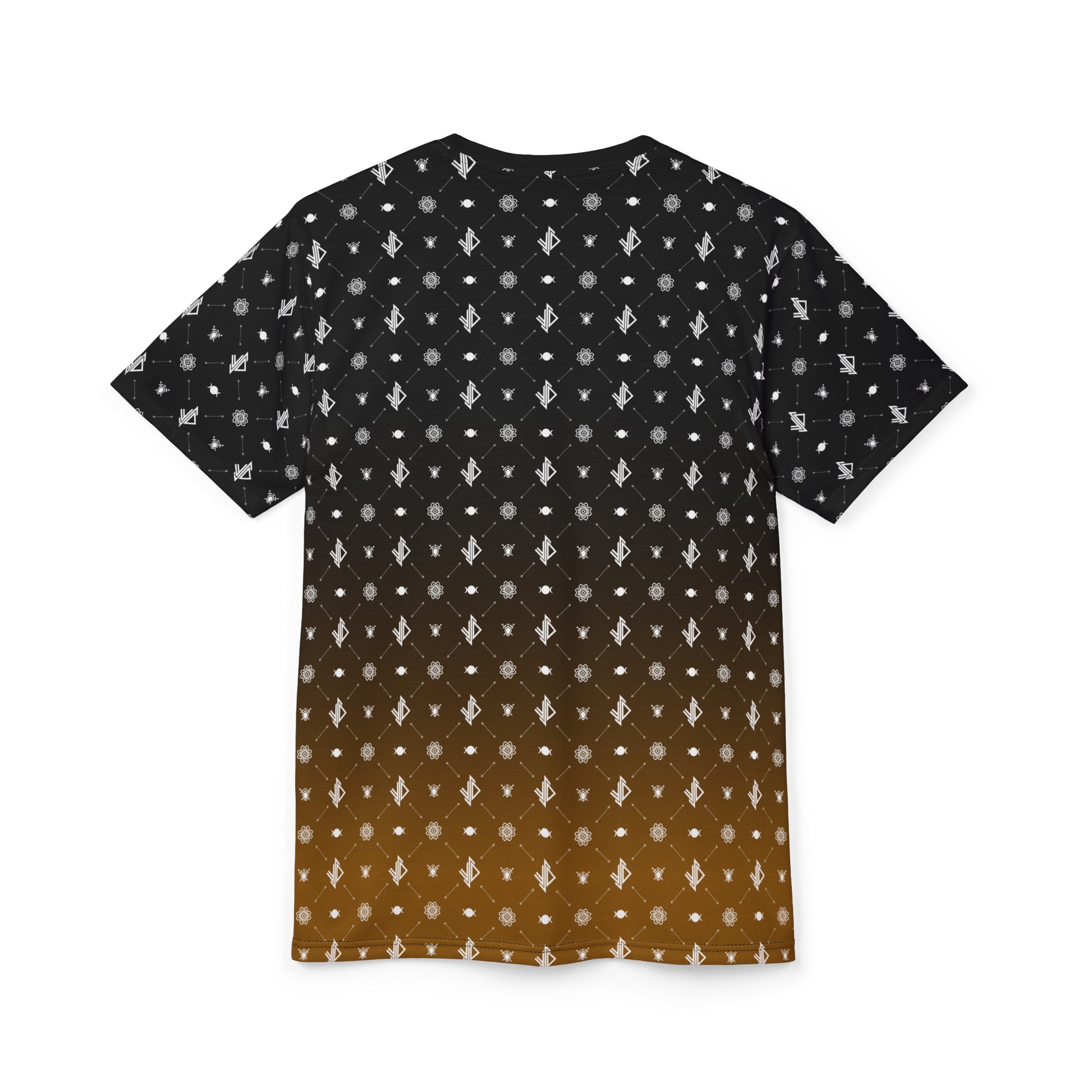 Stylish Unisex Cut & Sew Tee with Gradient Pattern - Perfect for Casual Outings & Everyday Wear - Verdine Daniels