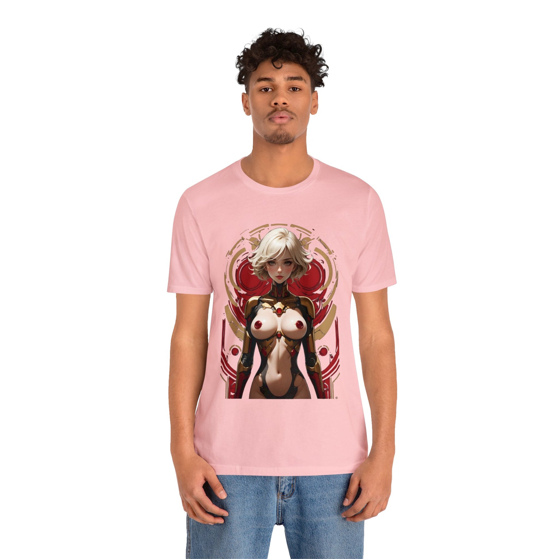 Kǎtōng Piàn - Mecha Girl Collection - Chloe - Unisex Jersey Short Sleeve Tee Printify