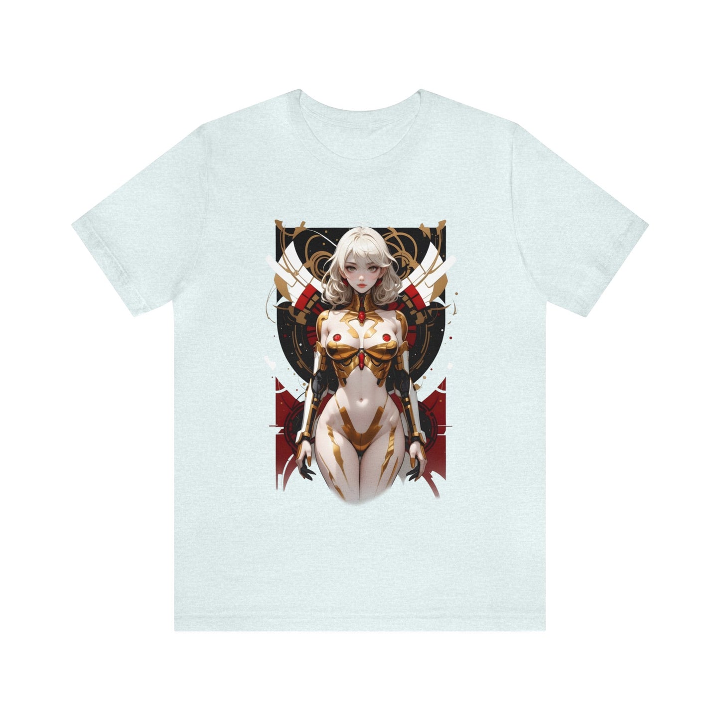 Kǎtōng Piàn - Mecha Girl Collection - Isla - Unisex Jersey Short Sleeve Tee Printify