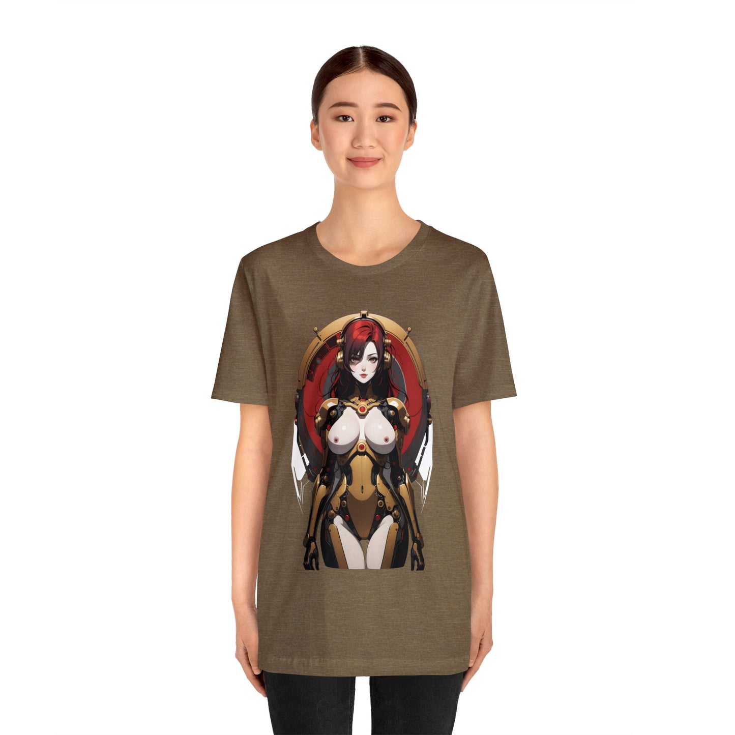 Kǎtōng Piàn - Mecha Girl Collection - Eliana - Unisex Jersey Short Sleeve Tee Printify