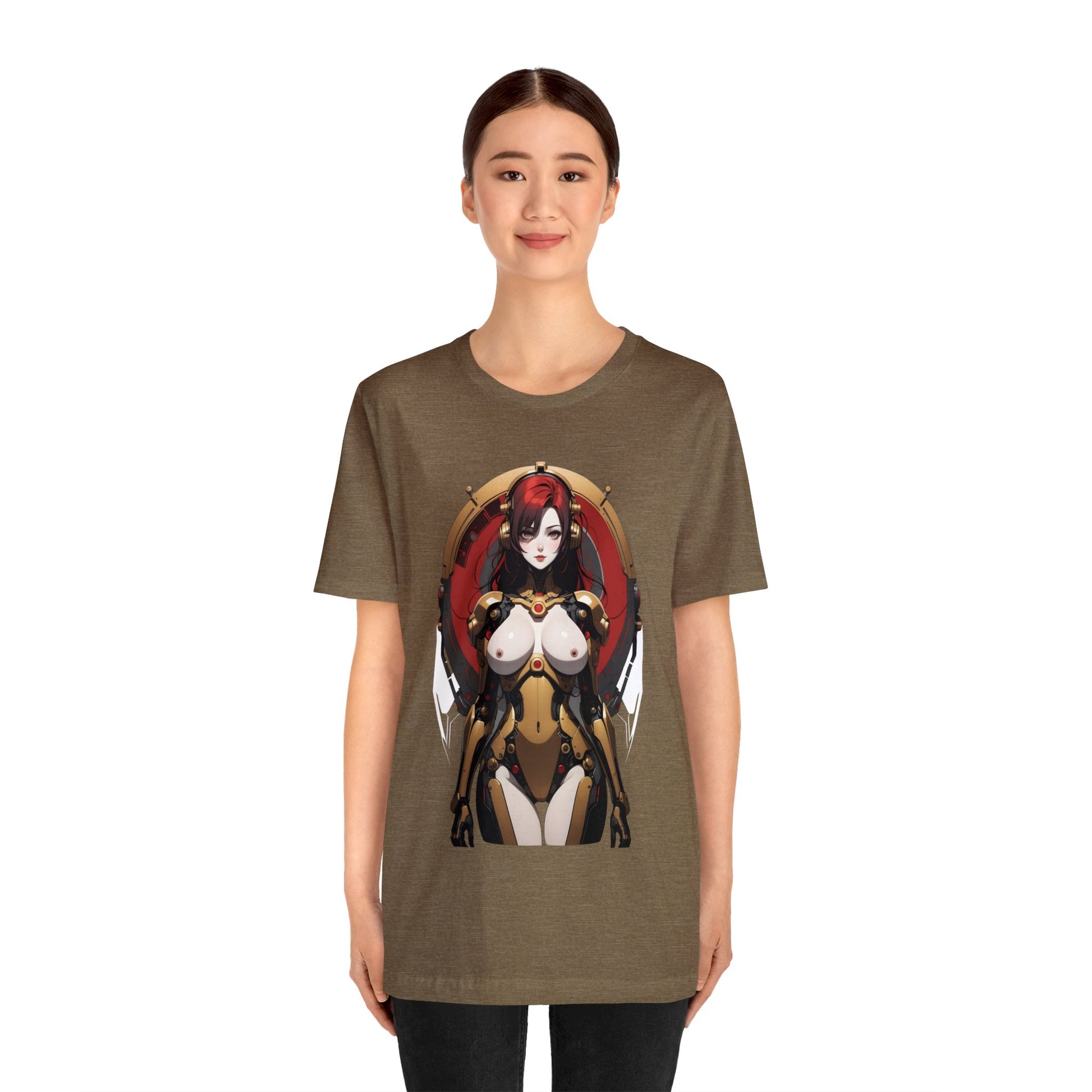 Kǎtōng Piàn - Mecha Girl Collection - Eliana - Unisex Jersey Short Sleeve Tee Printify