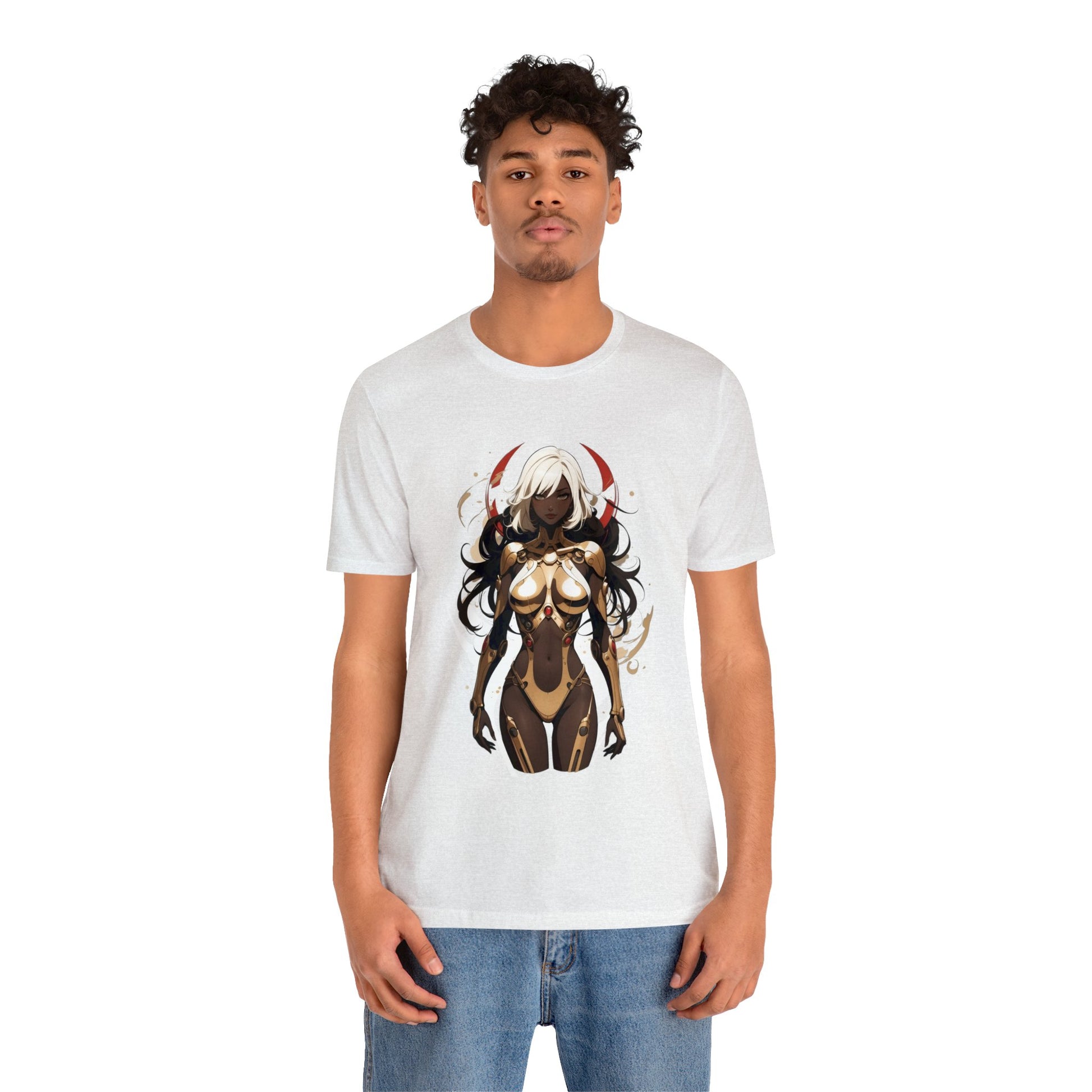 Kǎtōng Piàn - Mecha Girl Collection - Elizabeth - Unisex Jersey Short Sleeve Tee Printify