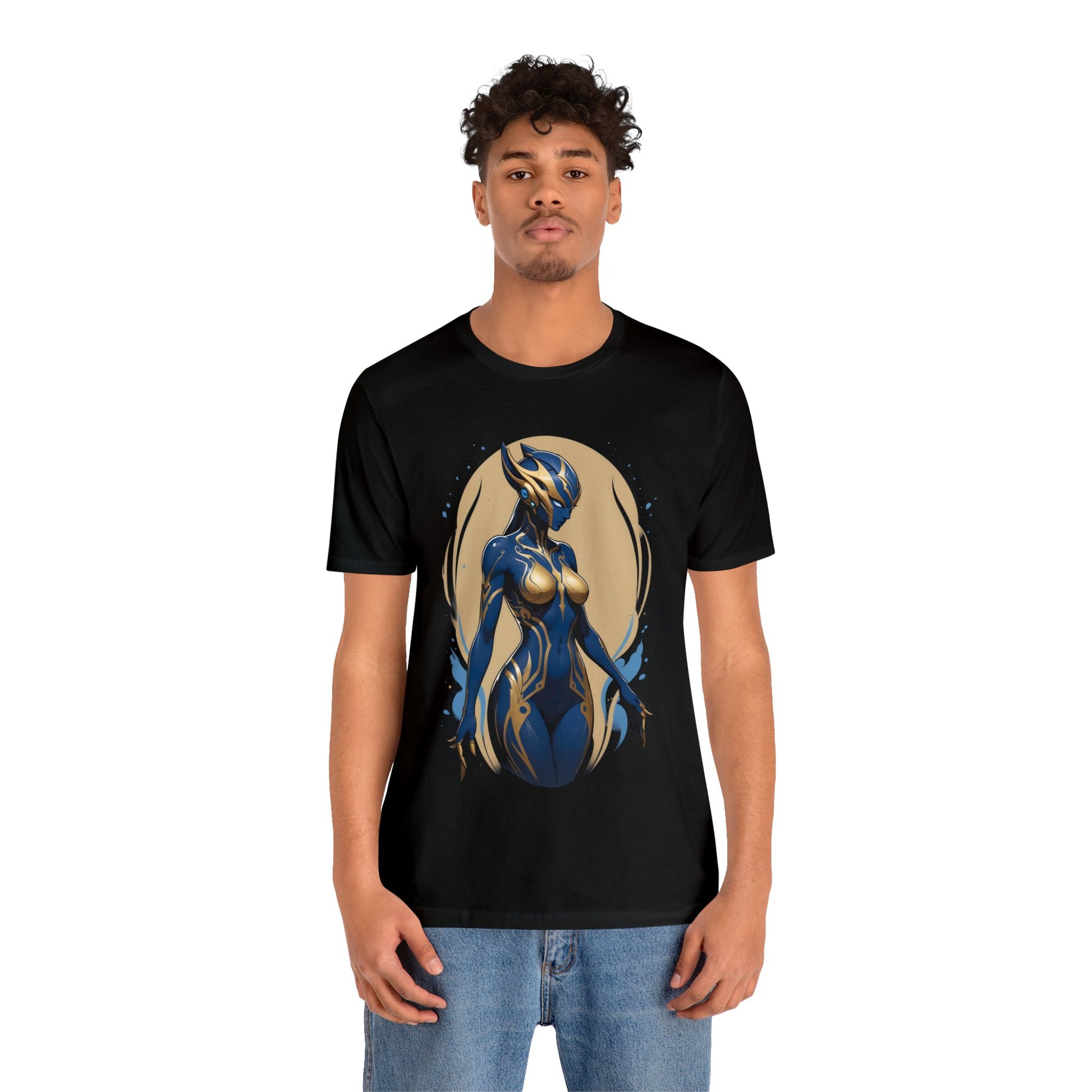 Kǎtōng Piàn - The Lotus Collection - Guinevere - Unisex Jersey Short Sleeve Tee Printify