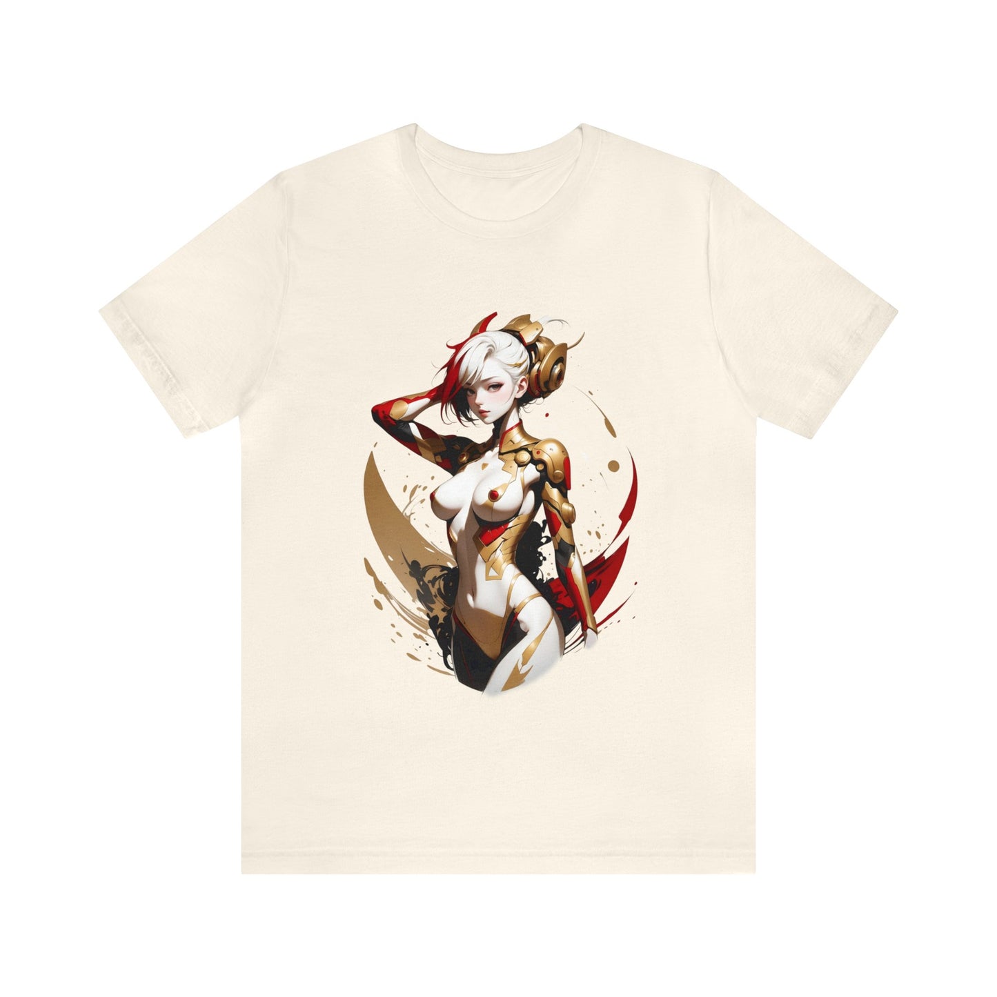 Kǎtōng Piàn - Mecha Girl Collection - Ruby - Unisex Jersey Short Sleeve Tee Printify
