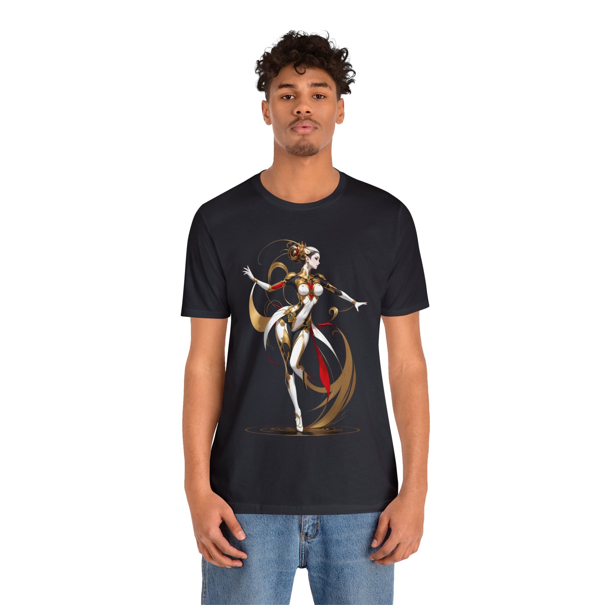 Kǎtōng Piàn - Mecha Girl Collection - Harper - Unisex Jersey Short Sleeve Tee Printify