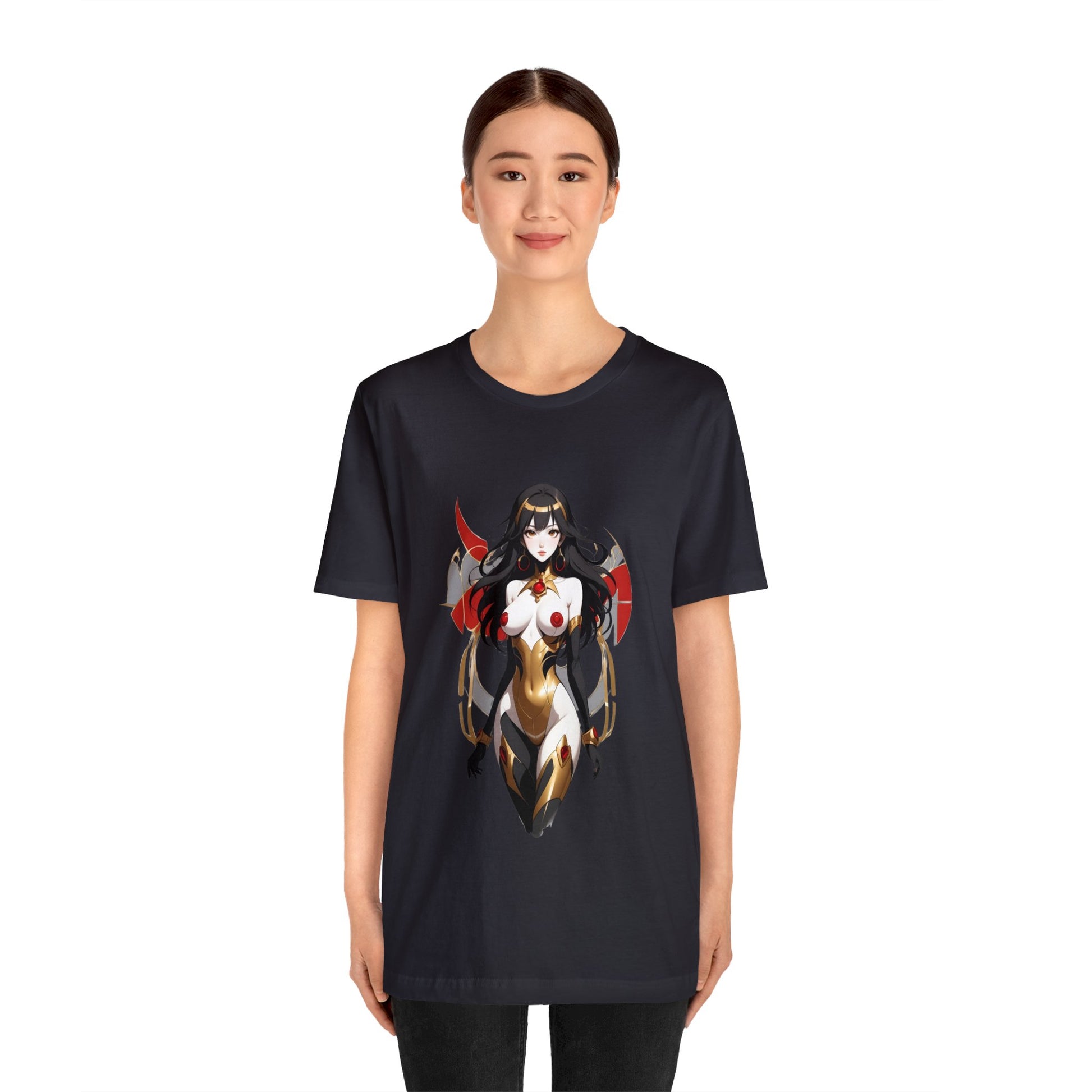Kǎtōng Piàn - Mecha Girl Collection - Kinsley - Unisex Jersey Short Sleeve Tee Printify