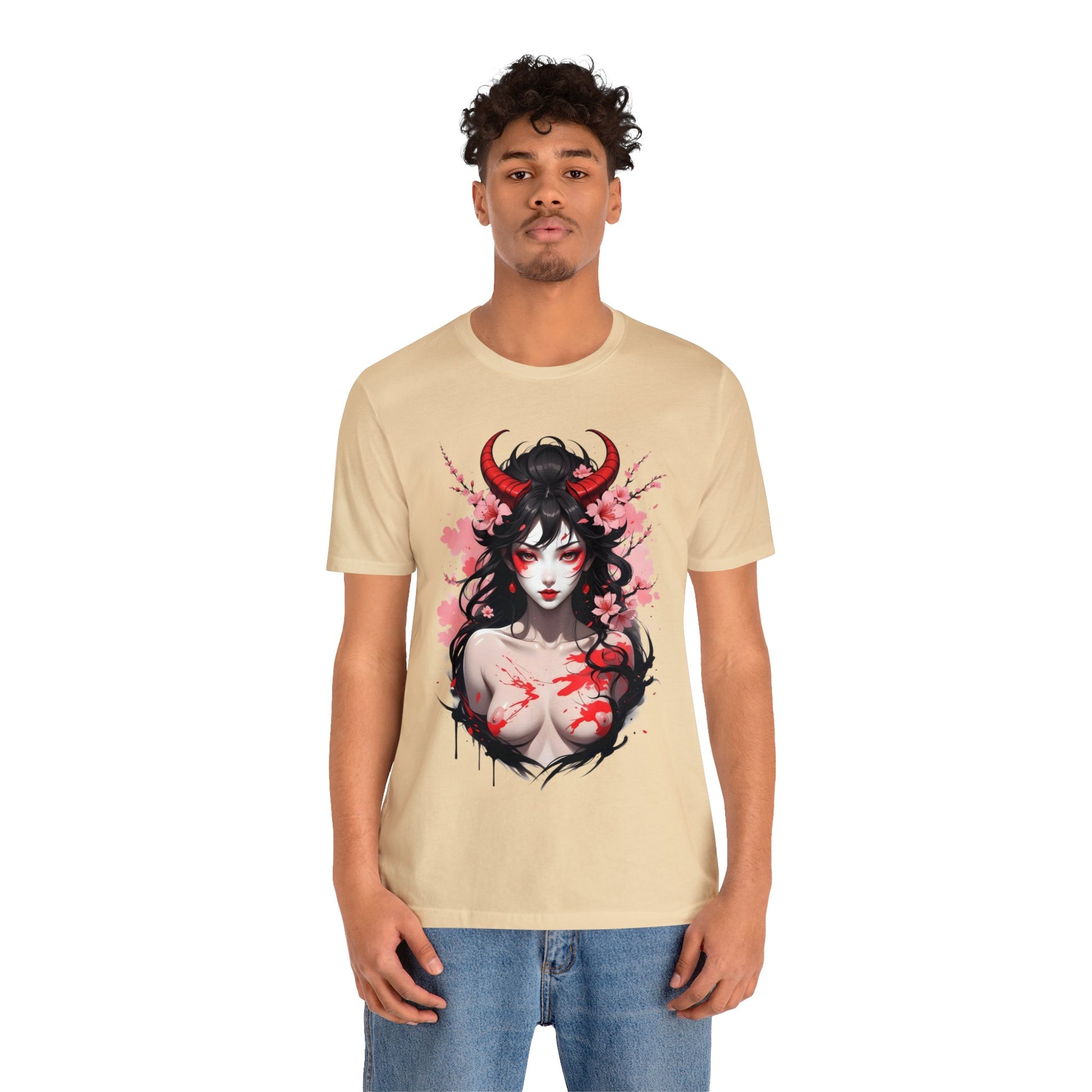 Kǎtōng Piàn - Oni Collection - Echidna - Unisex Jersey Short Sleeve Tee Printify
