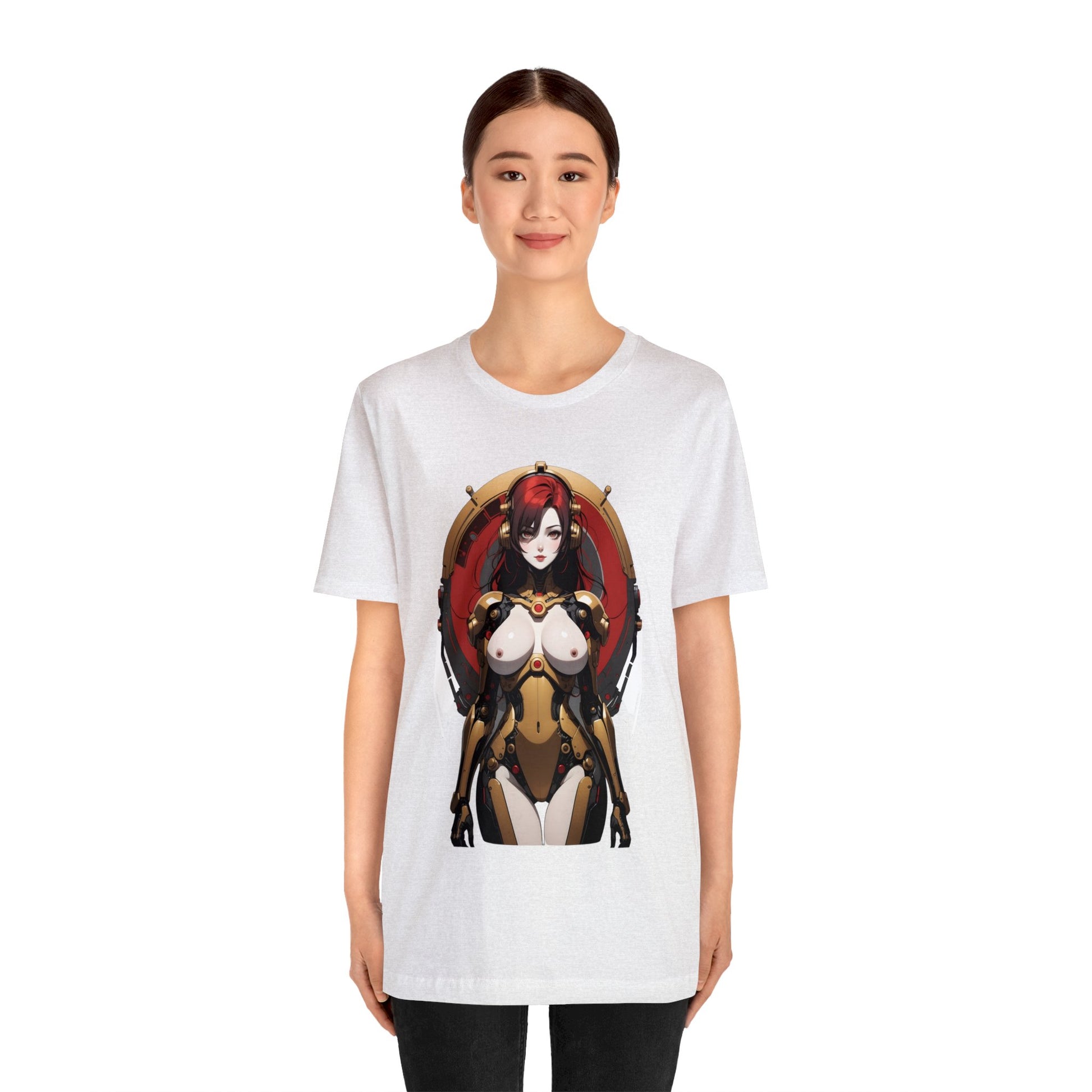Kǎtōng Piàn - Mecha Girl Collection - Eliana - Unisex Jersey Short Sleeve Tee Printify