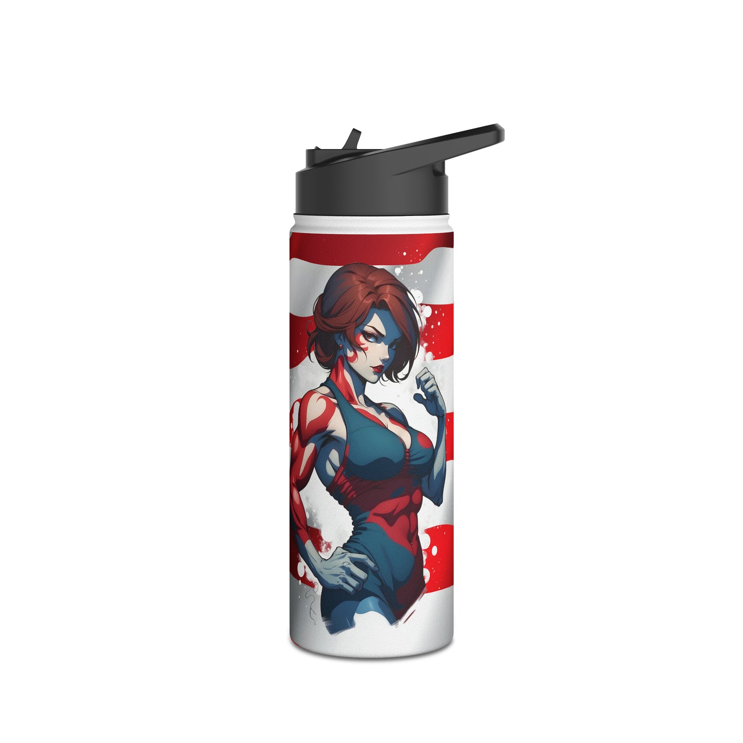 Kǎtōng Piàn - Prized Fighter Collection - America - 004 - Stainless Steel Water Bottle, Standard Lid - Verdine Daniels