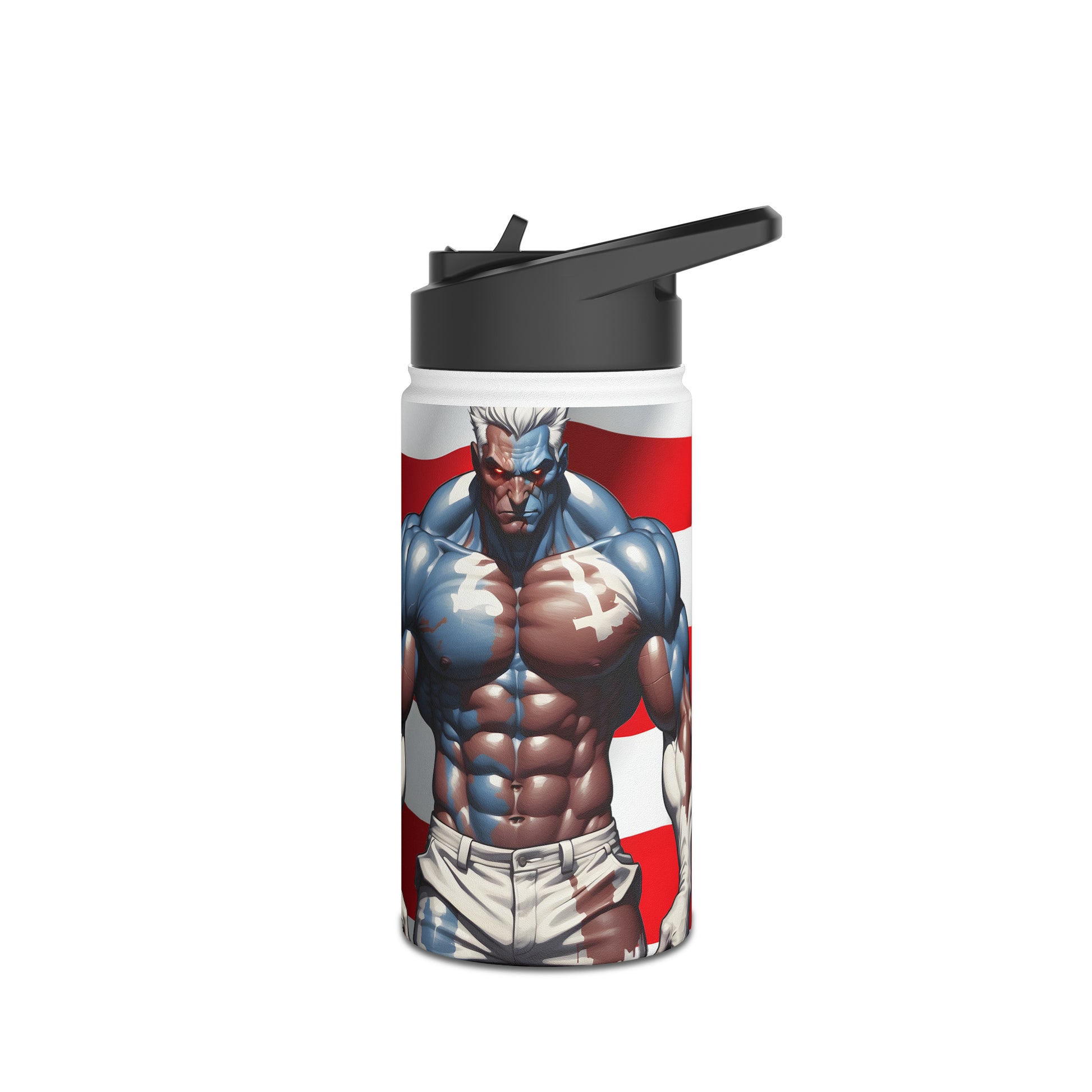 Kǎtōng Piàn - Prized Fighter Collection - America - 009 - Stainless Steel Water Bottle, Standard Lid - Verdine Daniels
