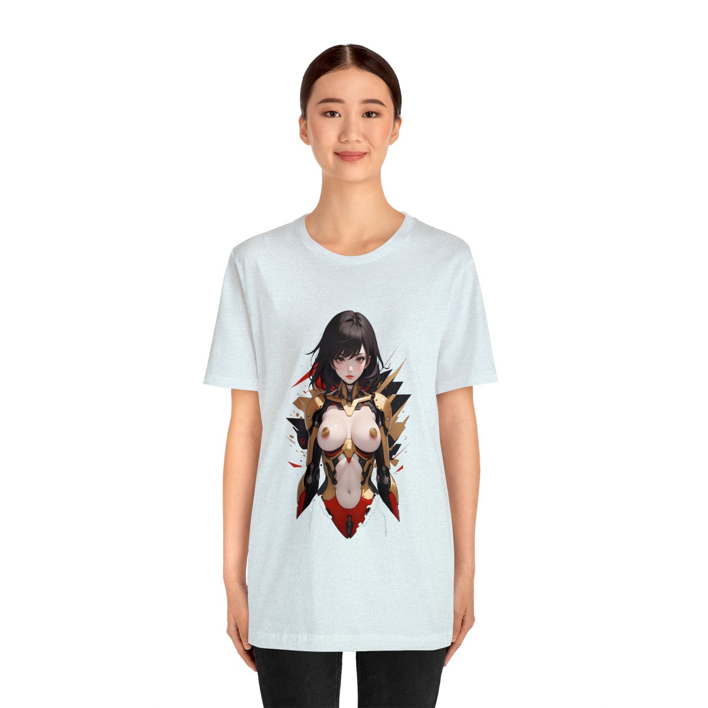Kǎtōng Piàn - Mecha Girl Collection - Anna - Unisex Jersey Short Sleeve Tee Printify