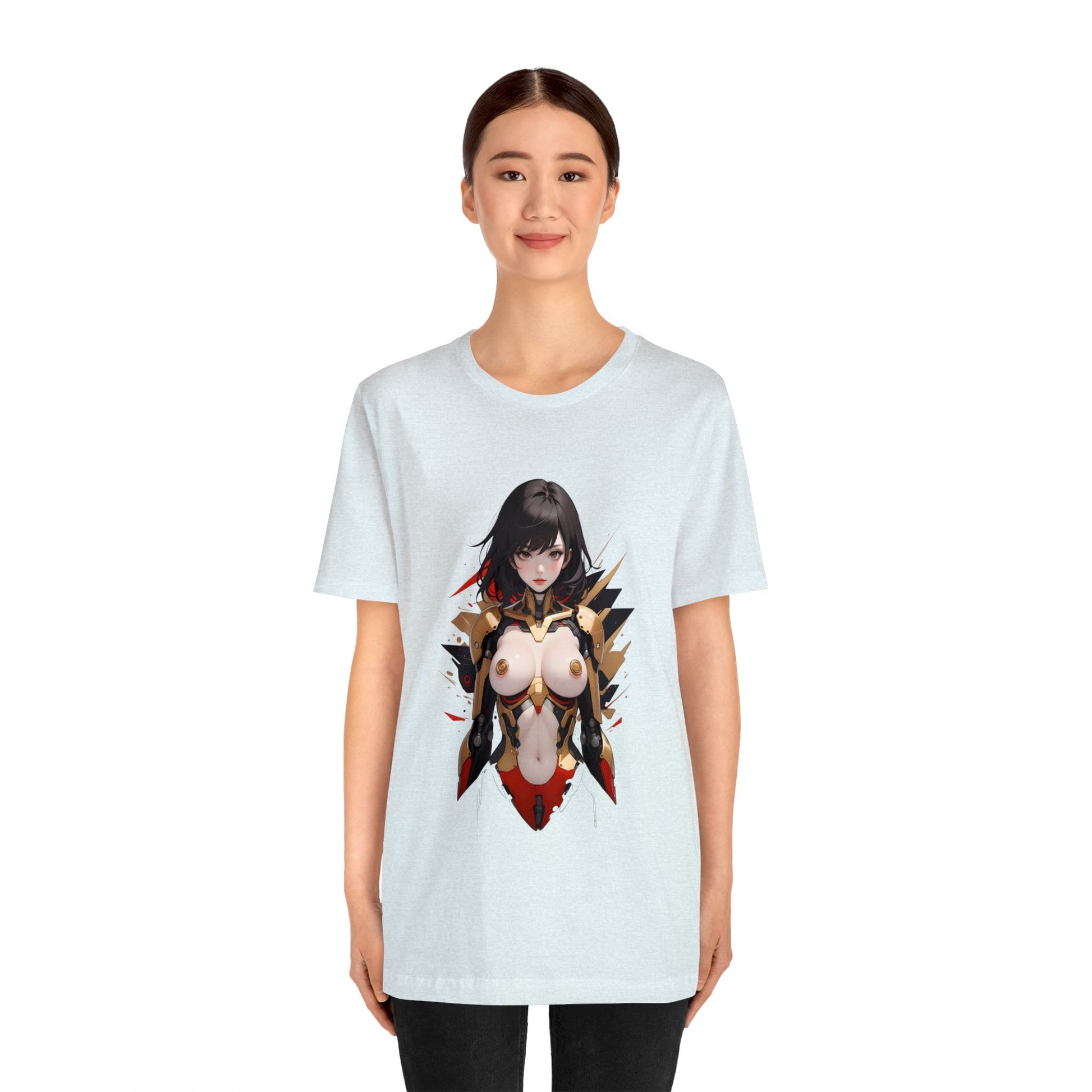 Kǎtōng Piàn - Mecha Girl Collection - Anna - Unisex Jersey Short Sleeve Tee Printify