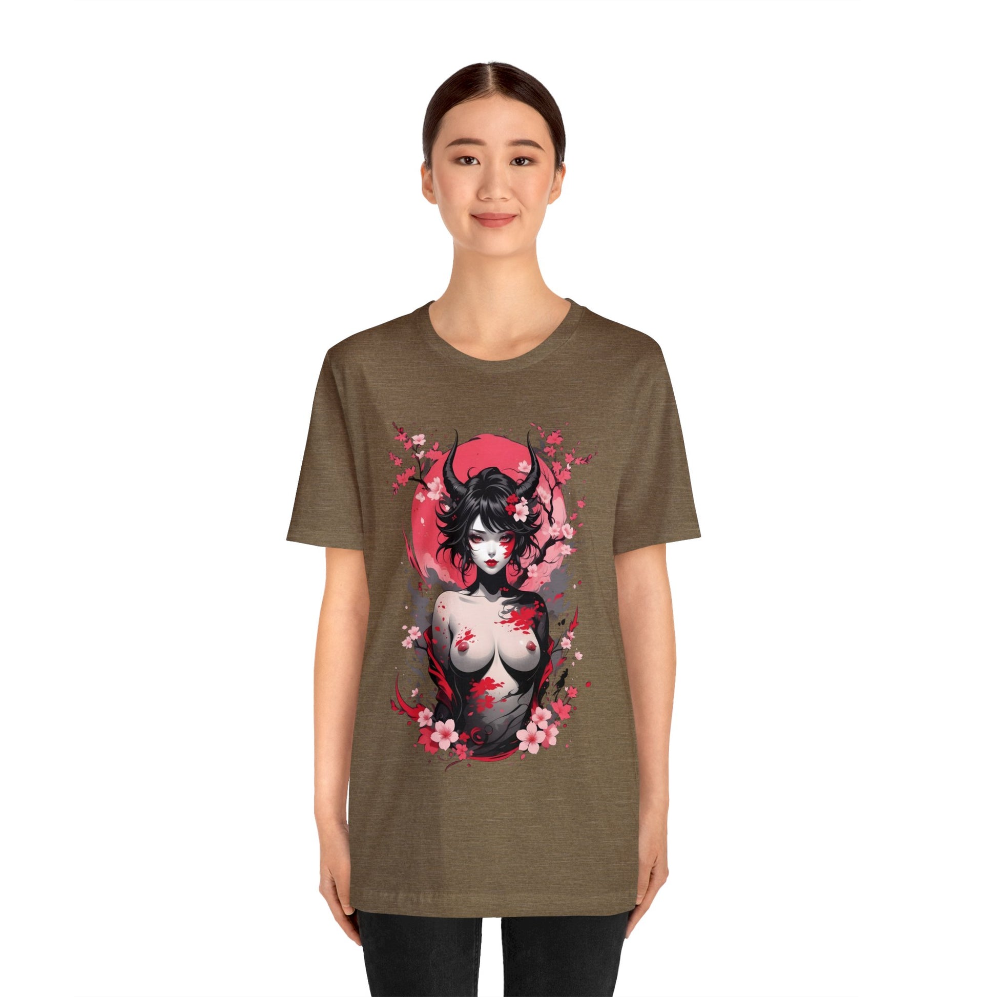 Kǎtōng Piàn - Oni Collection - Jorogumo - Unisex Jersey Short Sleeve Tee Printify