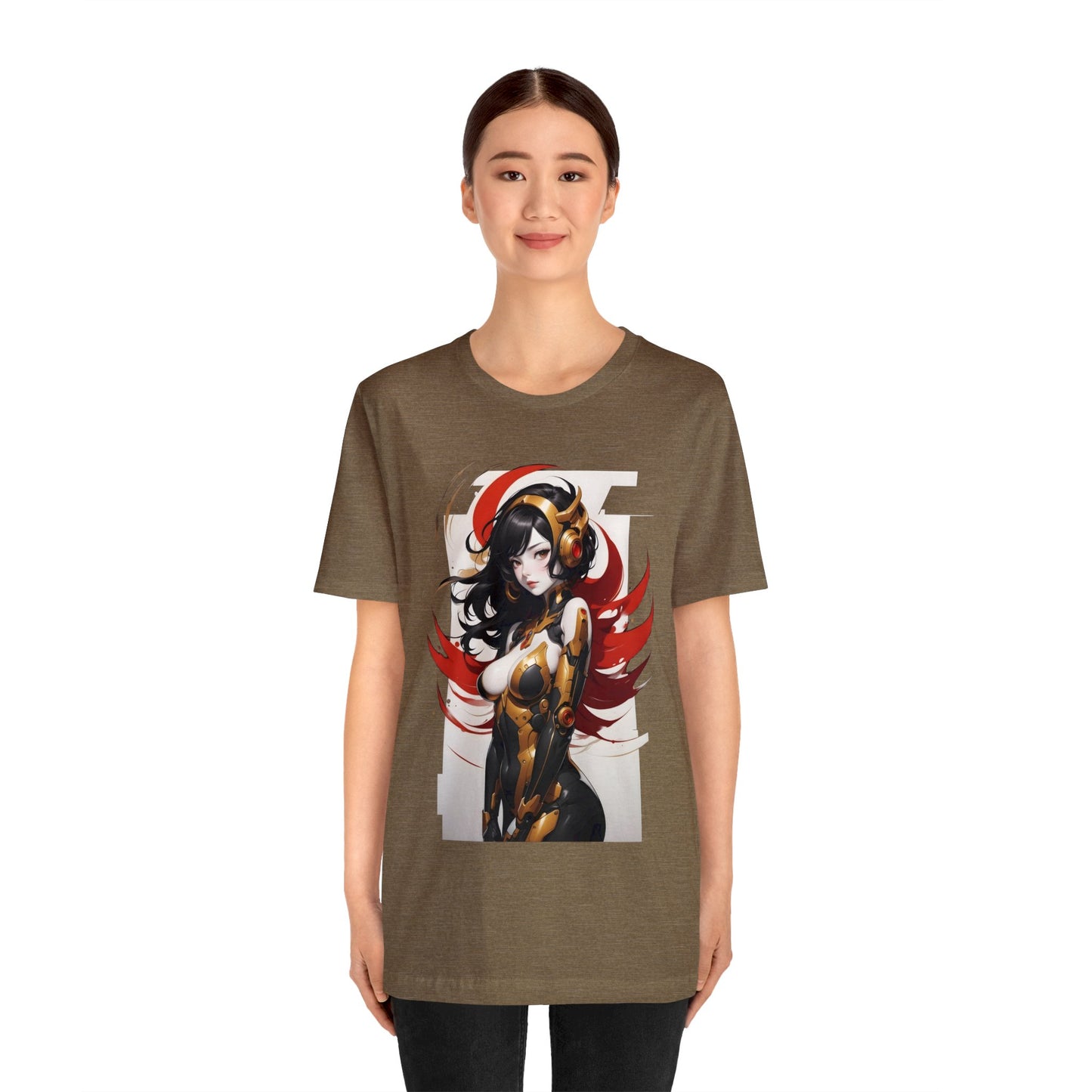 Kǎtōng Piàn - Mecha Girl Collection - Valentina - Unisex Jersey Short Sleeve Tee Printify