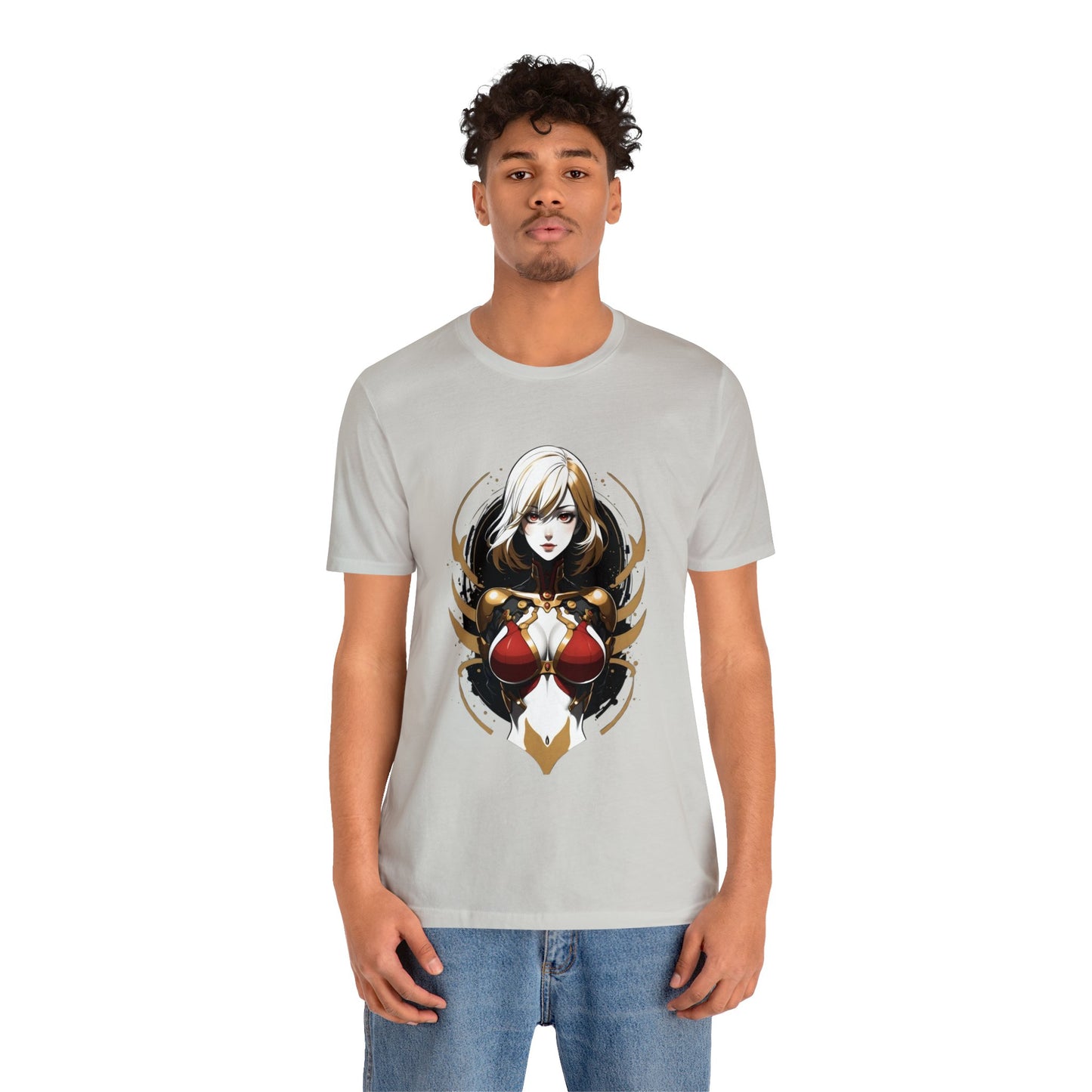 Kǎtōng Piàn - Mecha Girl Collection - Chloé - Unisex Jersey Short Sleeve Tee Printify