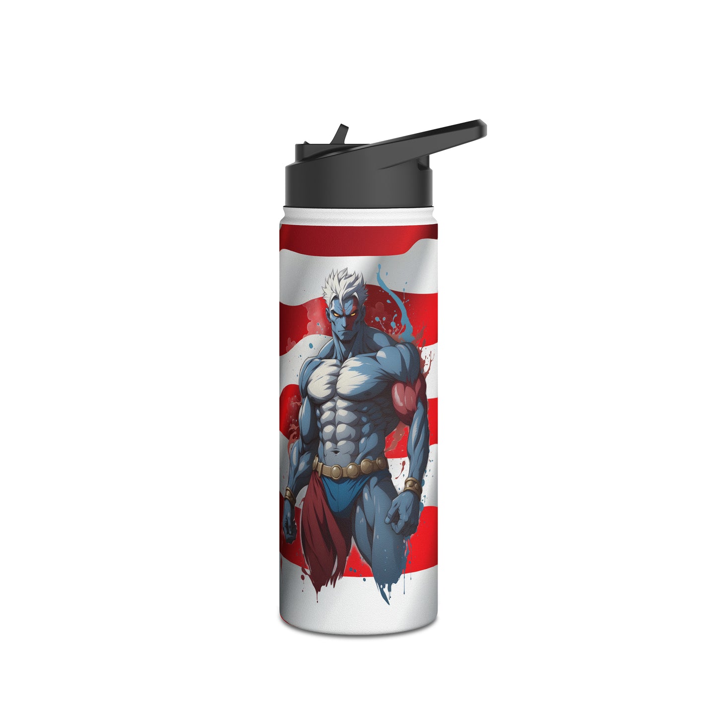 Kǎtōng Piàn - Prized Fighter Collection - America - 002 - Stainless Steel Water Bottle, Standard Lid - Verdine Daniels