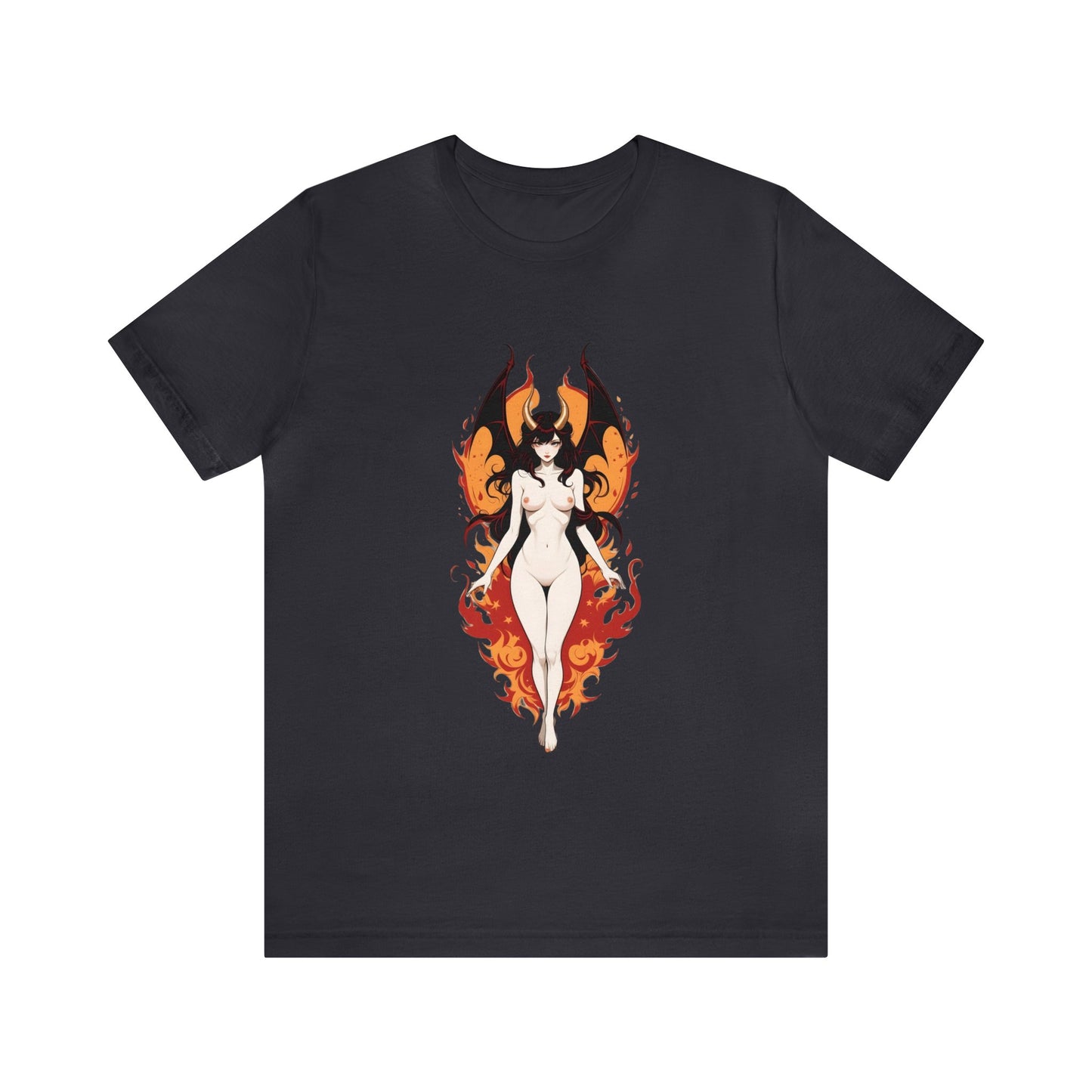 Kǎtōng Piàn - Devil Woman Collection - Akuji - Unisex Jersey Short Sleeve Tee Printify