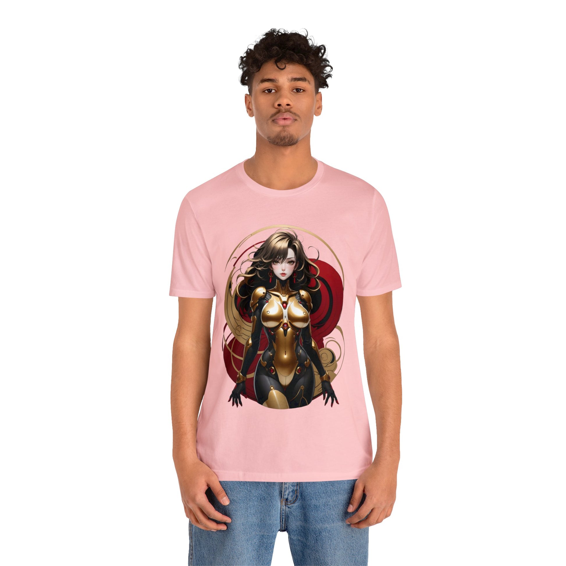 Kǎtōng Piàn - Mecha Girl Collection - Ava - Unisex Jersey Short Sleeve Tee Printify