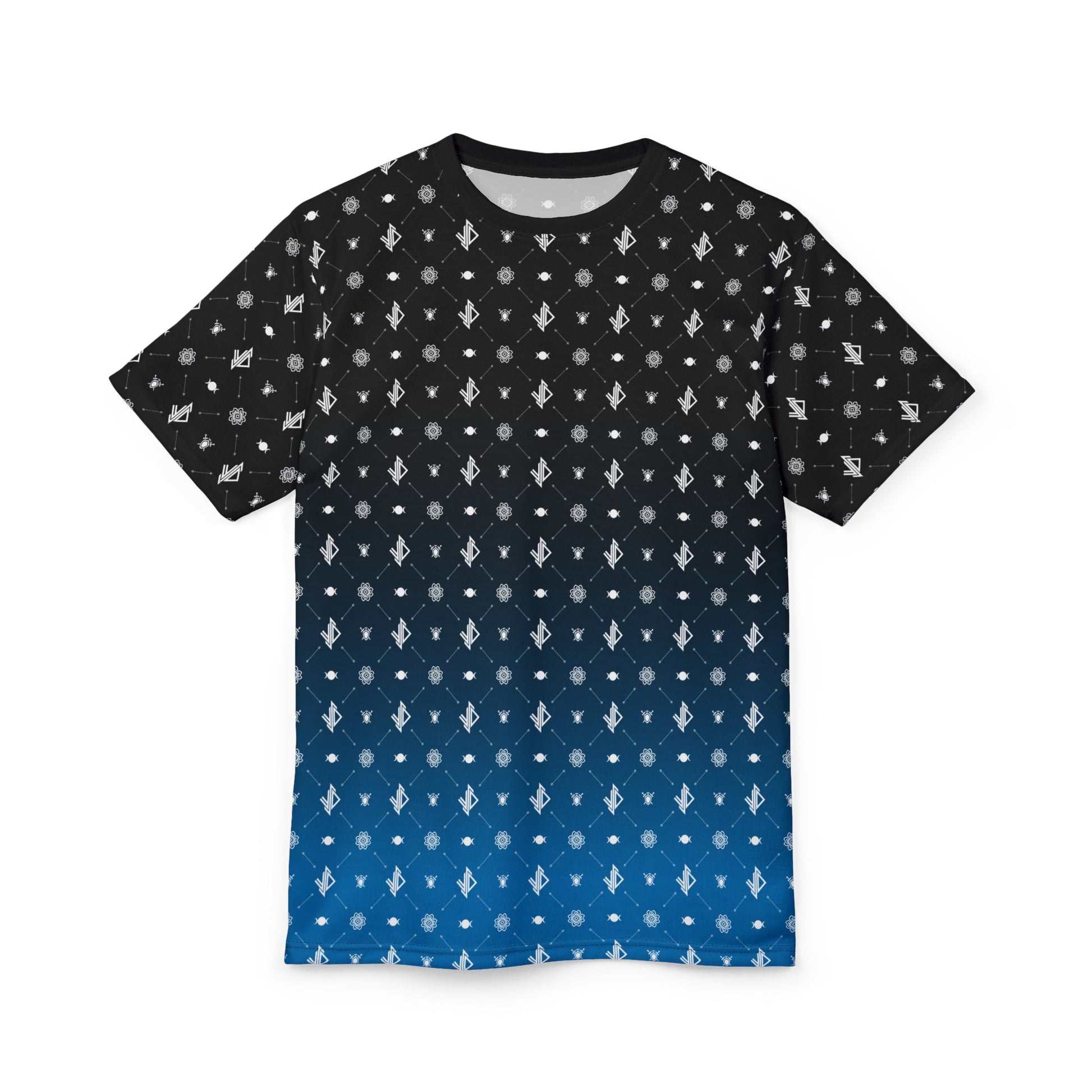 Gradient Masonic Unisex Tee - Unique Cut & Sew Shirt for Freemason Enthusiasts Printify