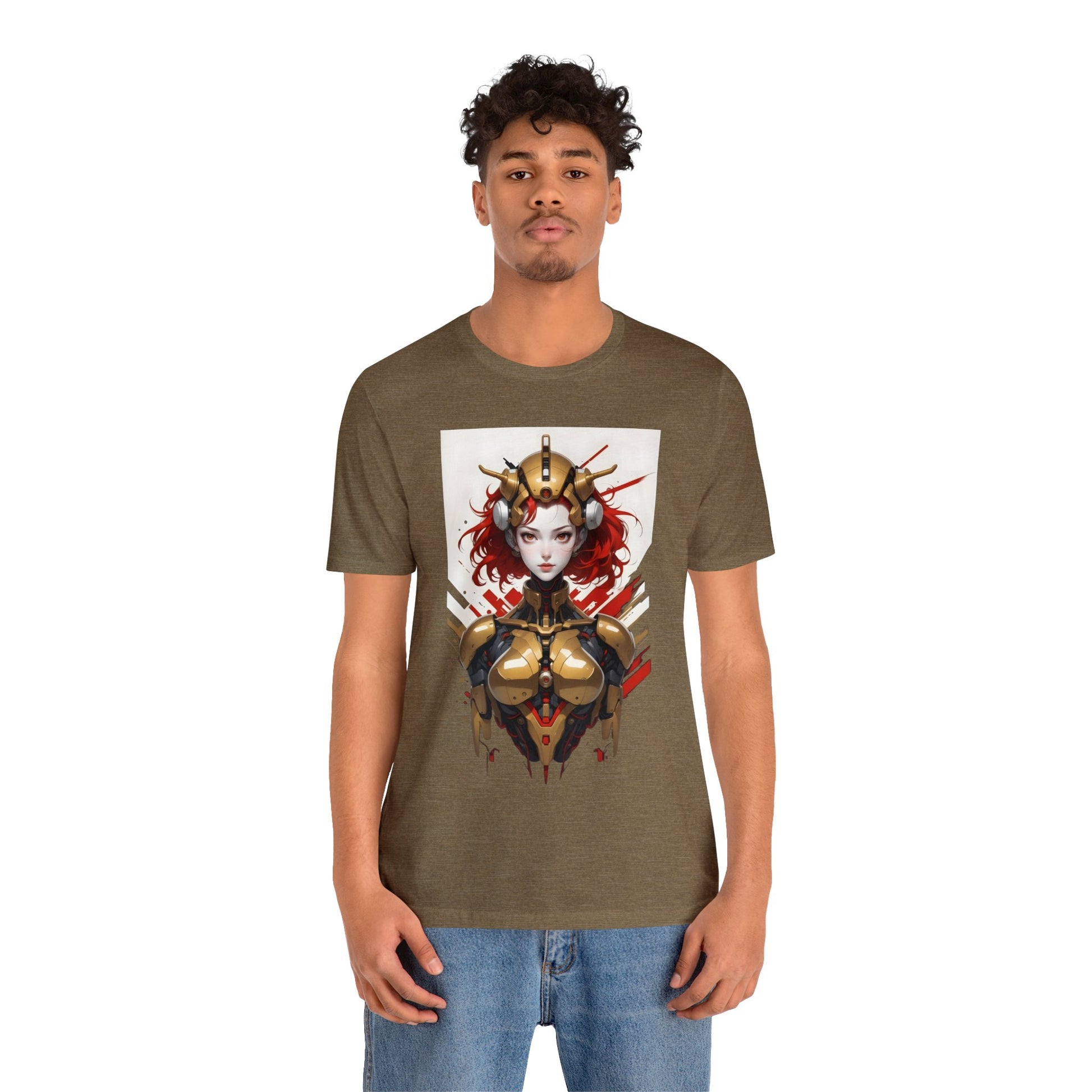 Kǎtōng Piàn - Mecha Girl Collection - Maya - Unisex Jersey Short Sleeve Tee Printify