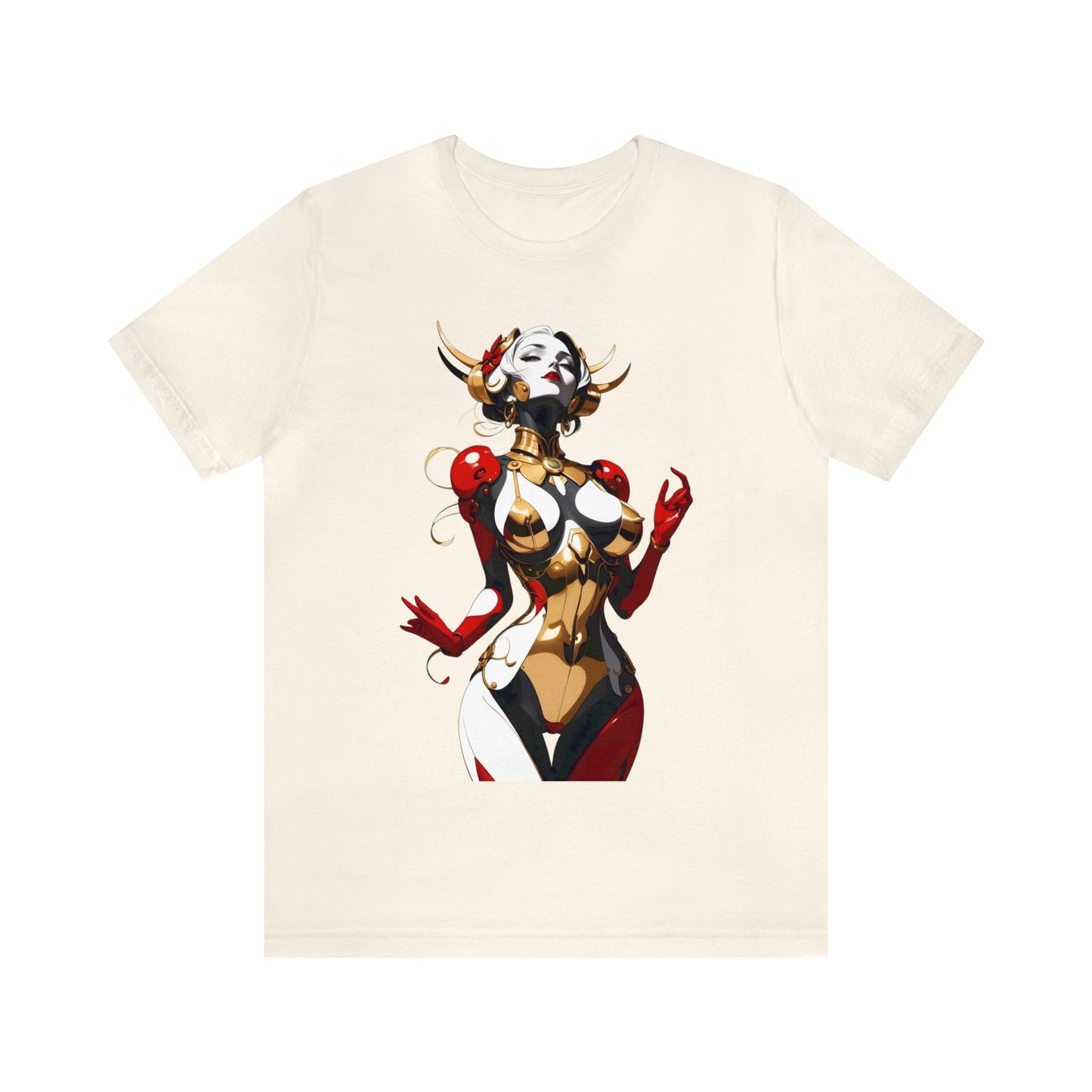 Kǎtōng Piàn - Mecha Girl Collection - Sophia - Unisex Jersey Short Sleeve Tee Printify