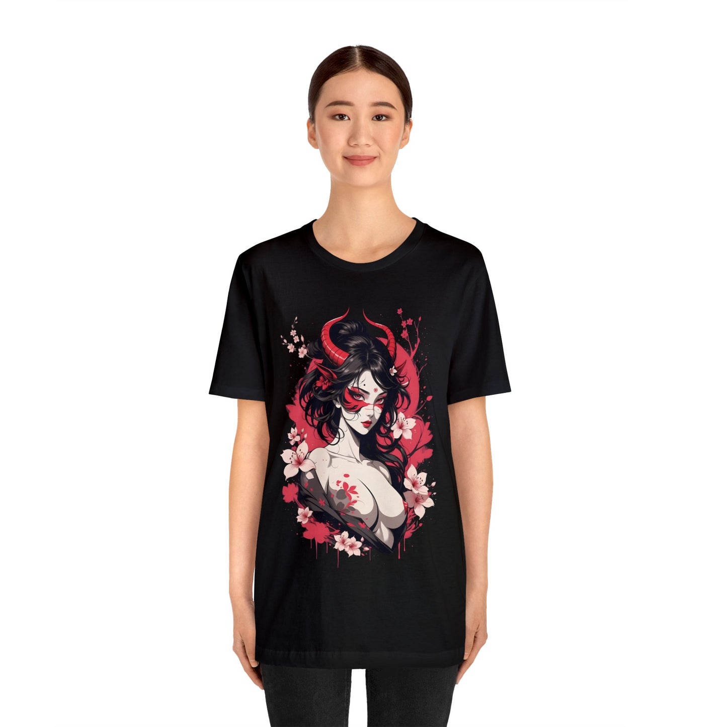 Kǎtōng Piàn - Oni Collection - Alecto - Unisex Jersey Short Sleeve Tee Printify