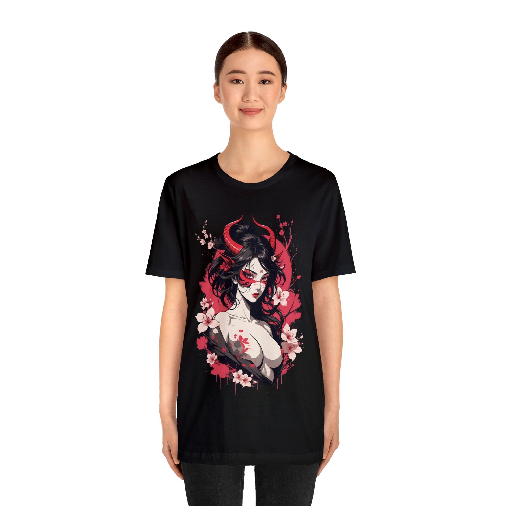 Kǎtōng Piàn - Oni Collection - Alecto - Unisex Jersey Short Sleeve Tee Printify