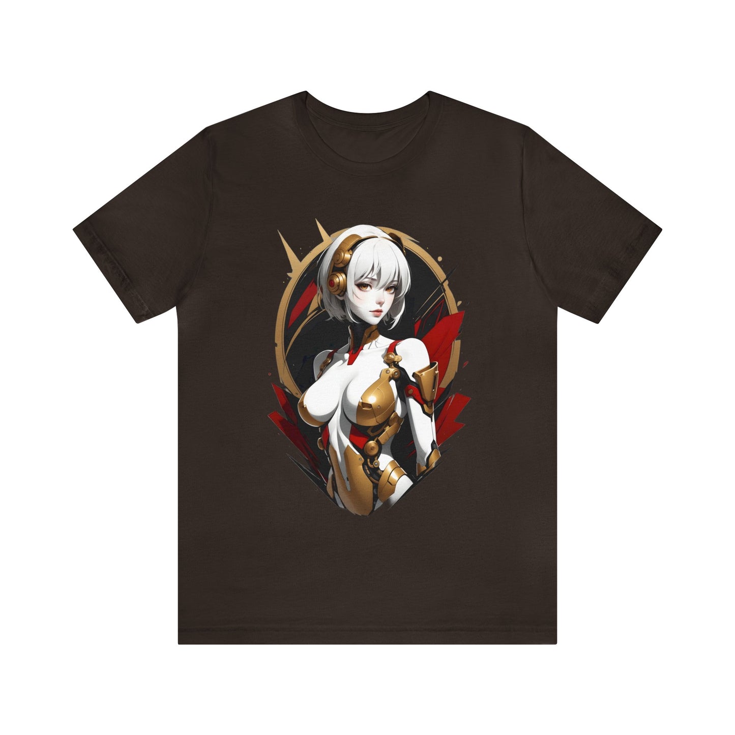 Kǎtōng Piàn - Mecha Girl Collection - Iris - Unisex Jersey Short Sleeve Tee Printify